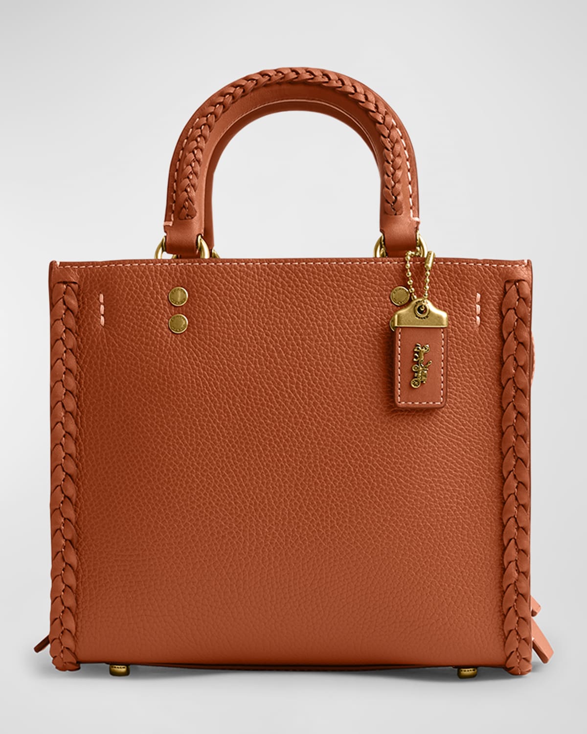 Coach Rogue 20 Braided Leather Top Handle Bag Smart Closet