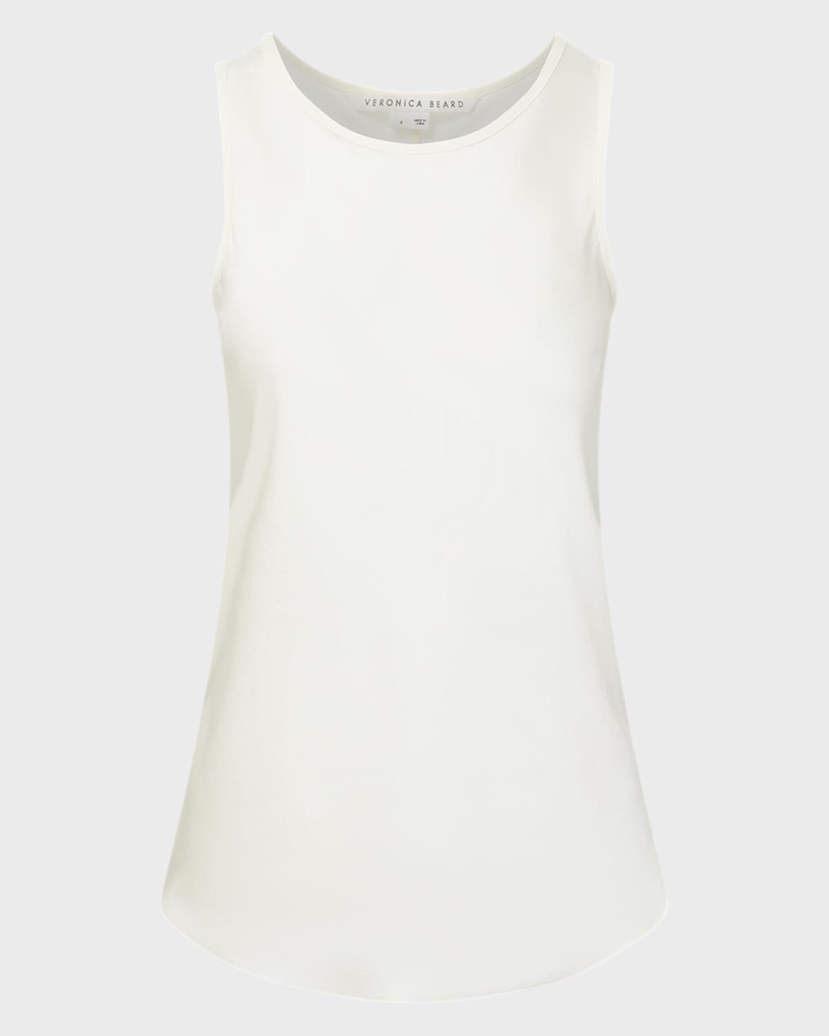 Veronica Beard Sabrina Tank Top In Off-white