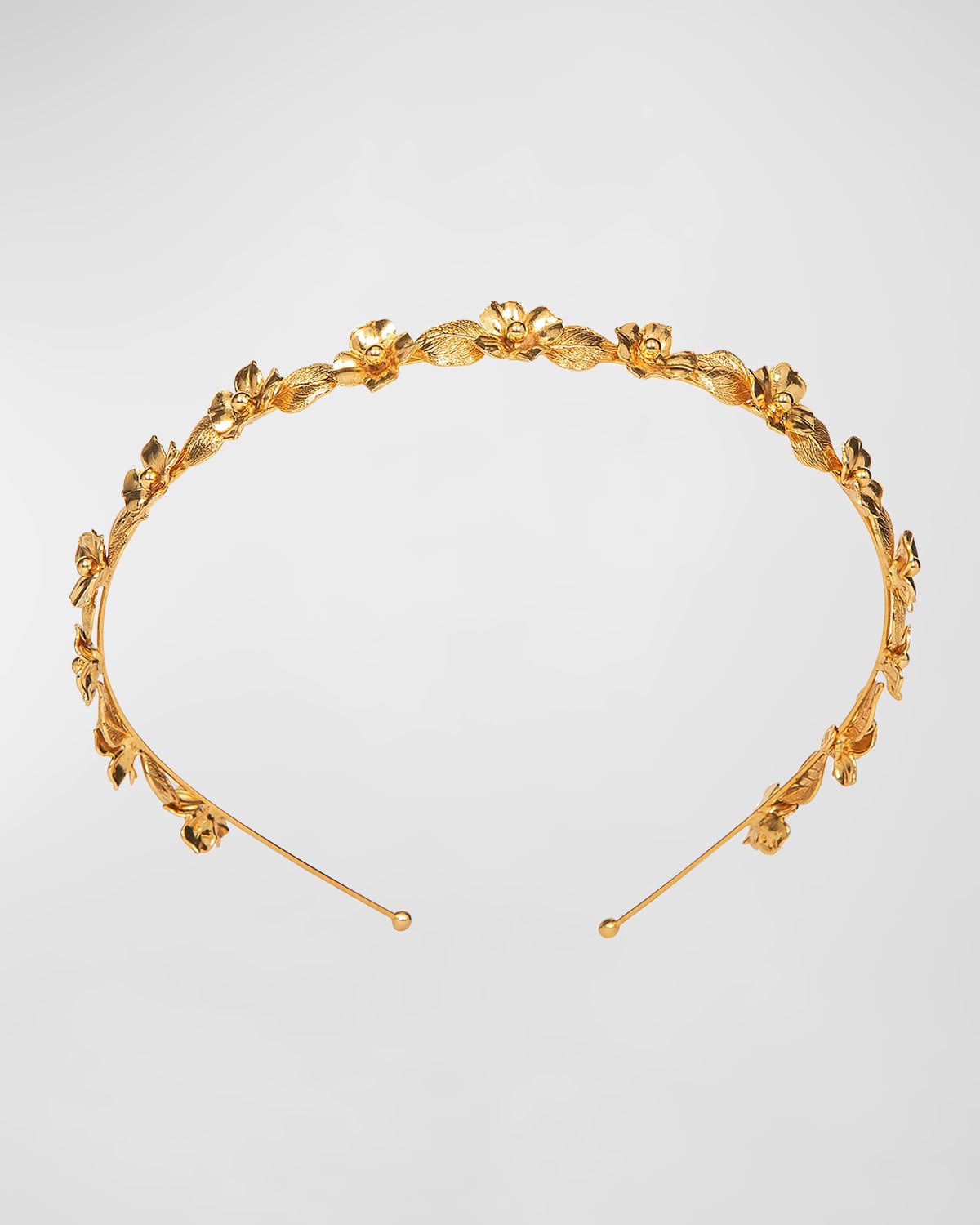 Jennifer Behr Ariana Headband In Gold