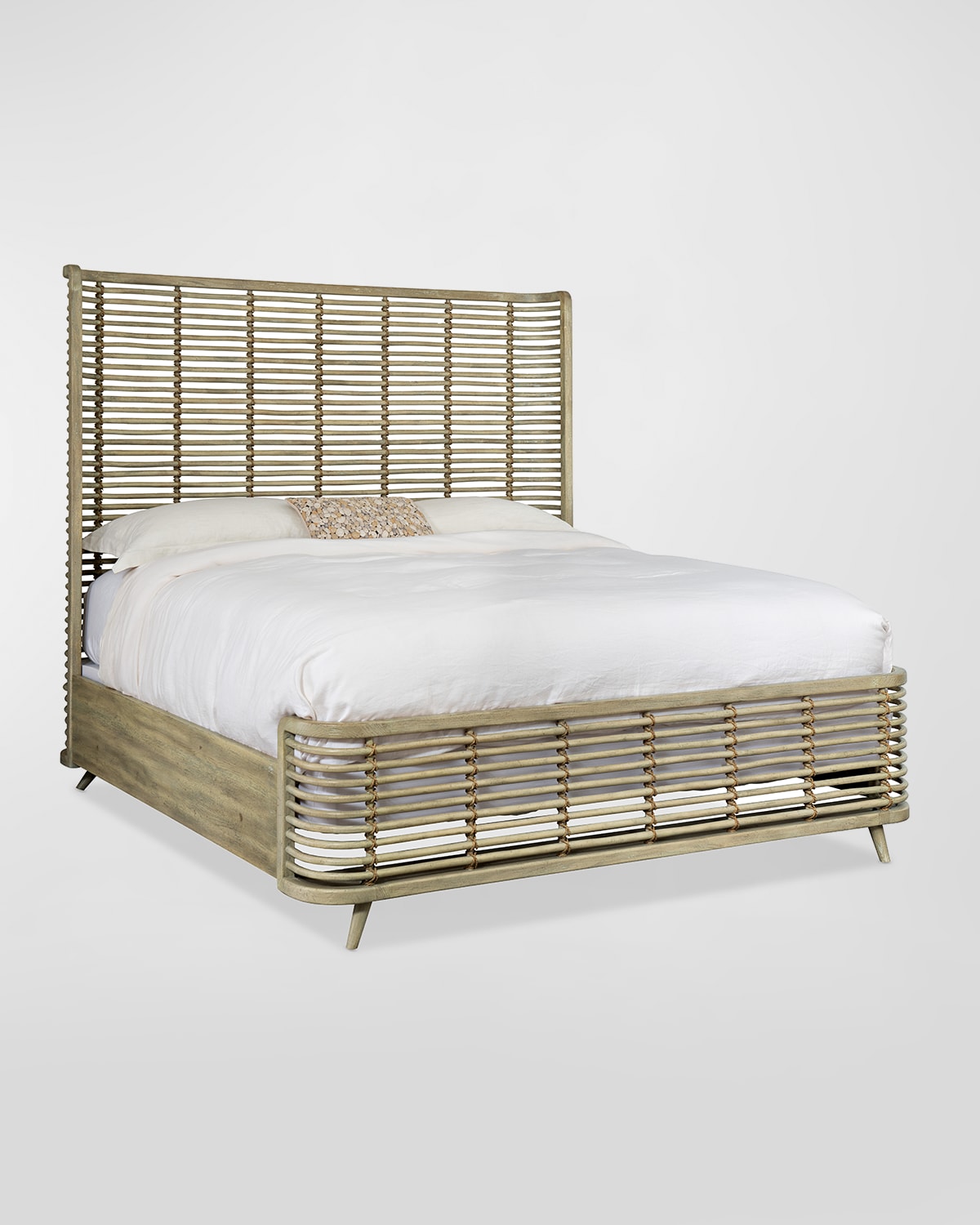 Hooker Furniture Sundance King Rattan Bed In Cliffside Brown