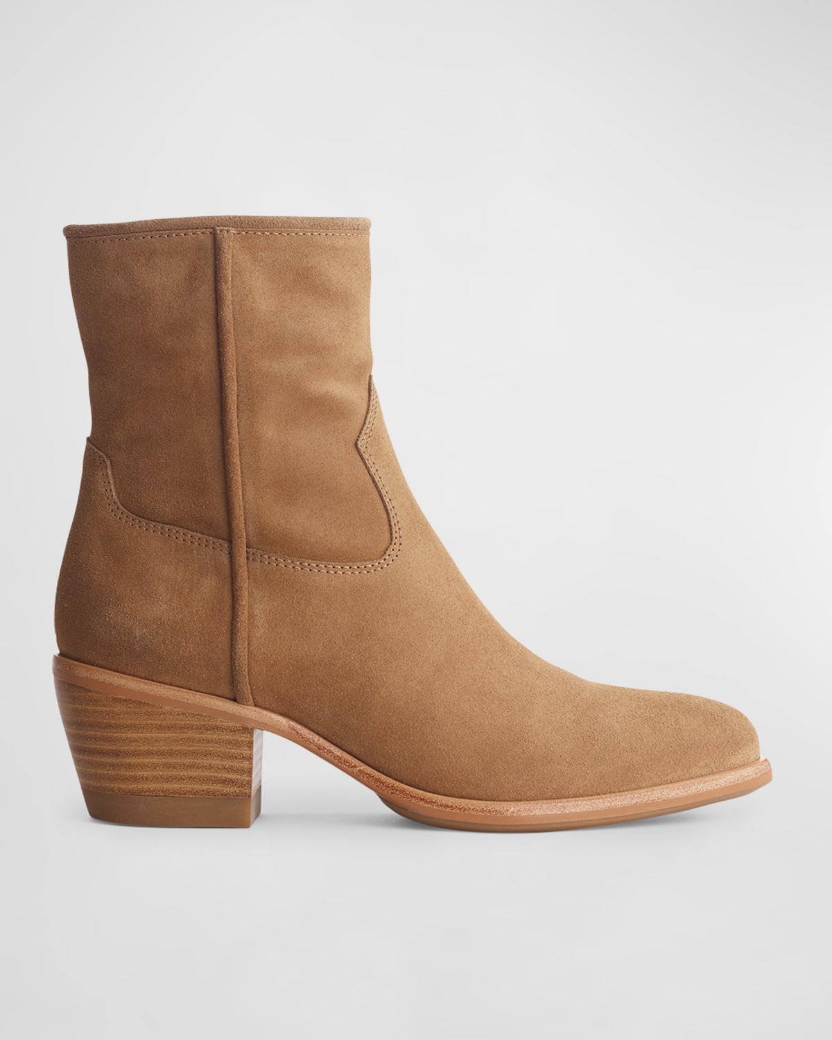 Shop Rag & Bone Mustang Suede Ankle Boots In Camelsd