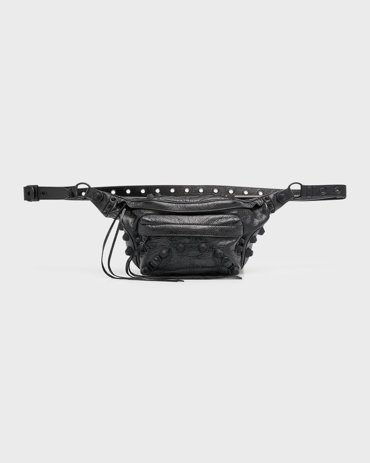 Shop Balenciaga Men's Le Cagole Medium Beltbag In 1000 Black