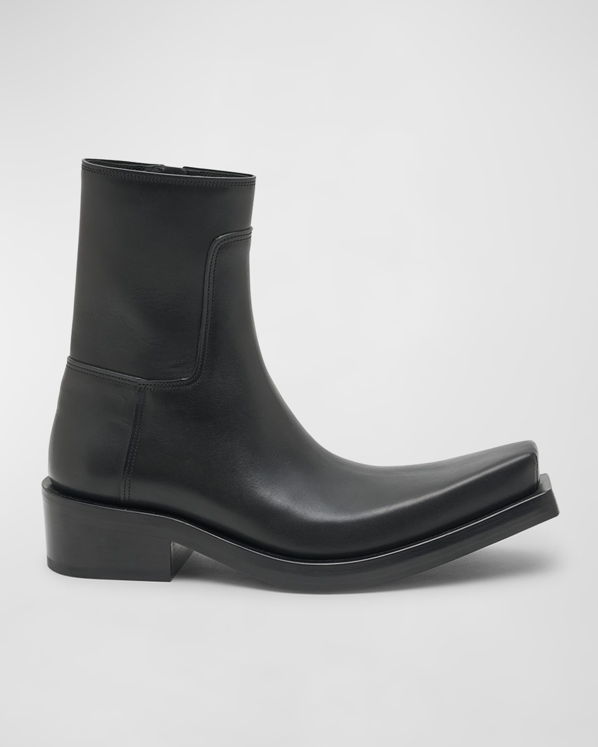 Shop Balenciaga Men's Santiago Bootie In 1000 Black