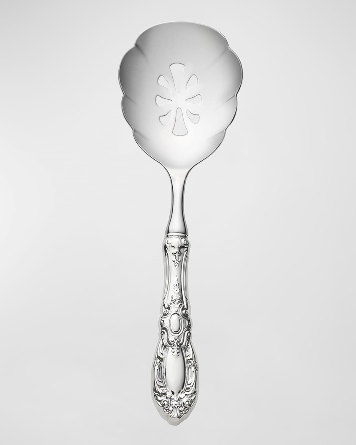 King Richard Pierced Serving Spoon, Hollow Handle