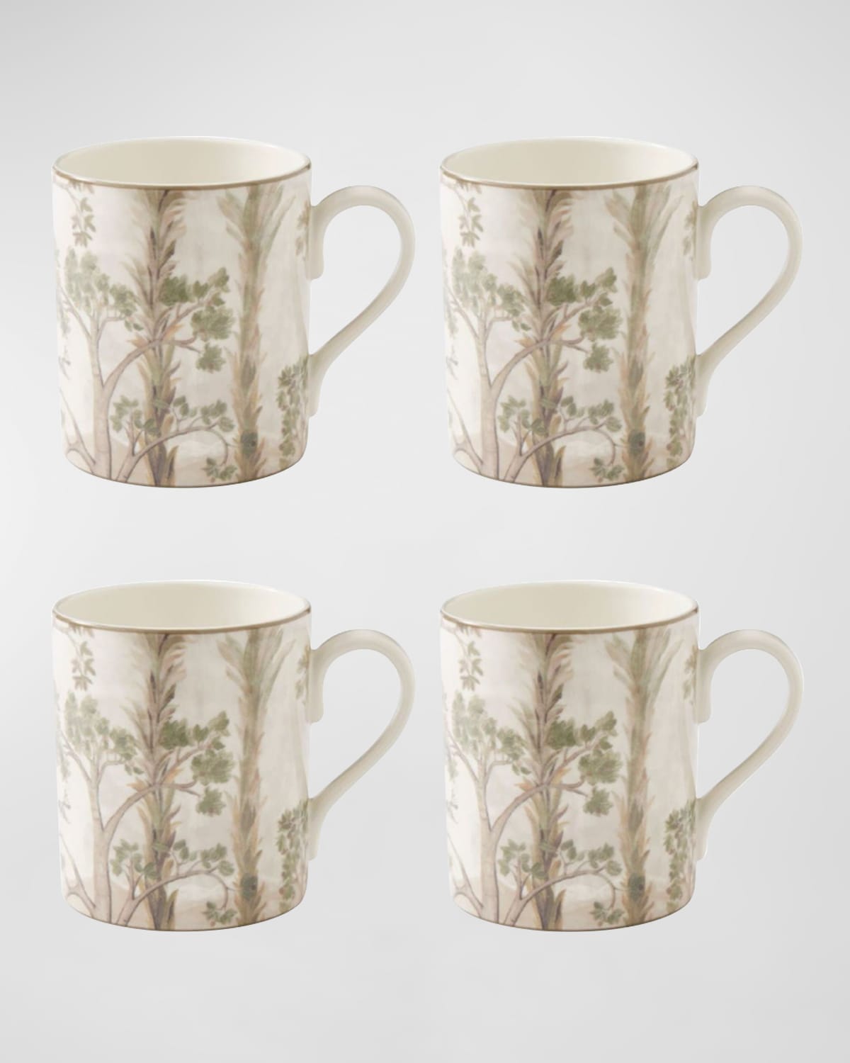 Kit Kemp For Spode Tall Trees Mug, Set Of 4 In Assorted Colours