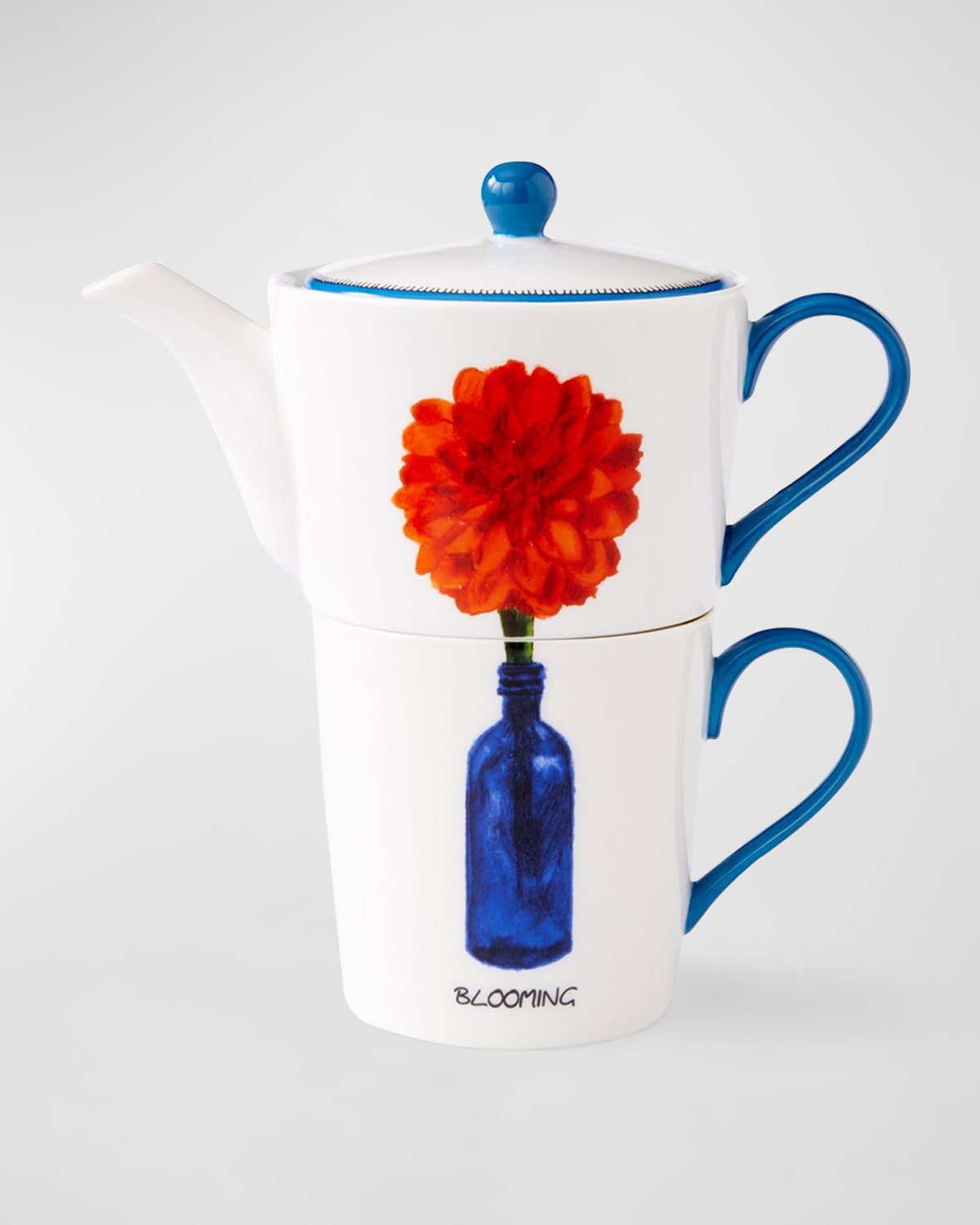 Kit Kemp For Spode Doodle Tea For One In Assorted Colors