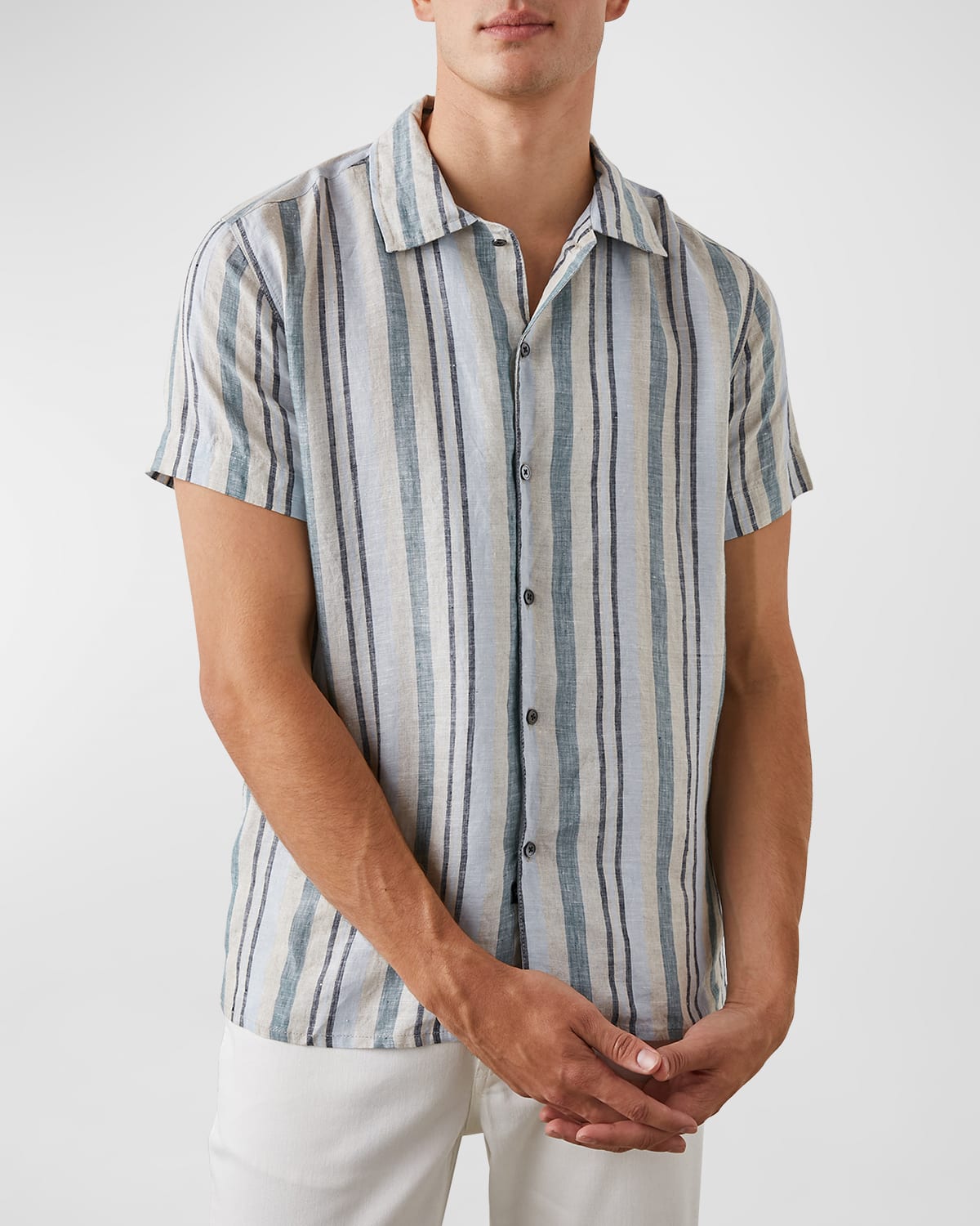 Rails Amalfi Short Sleeve Shirt In Catalan Stripe