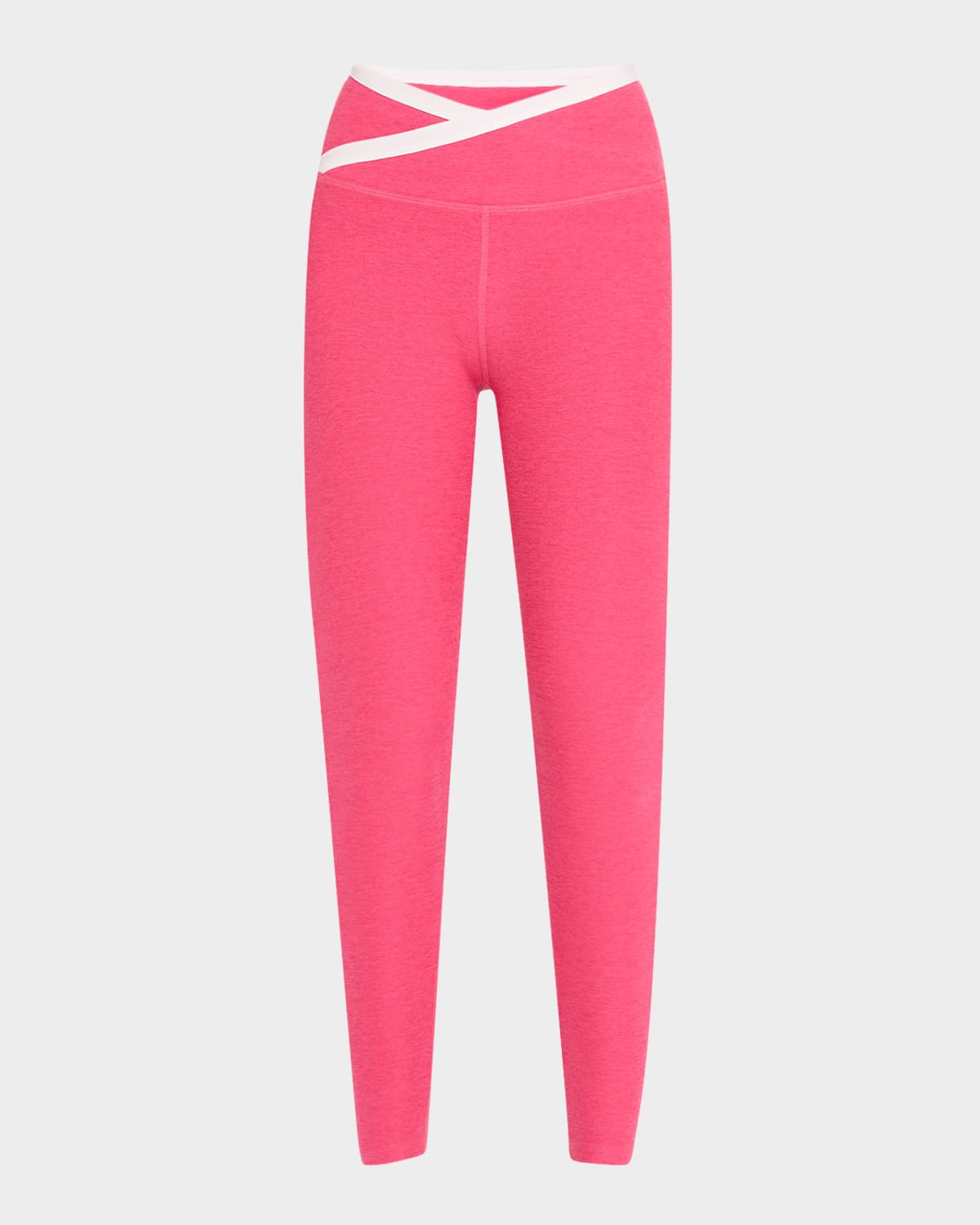 BEYOND YOGA SPACEDYE OUTLINES HIGH-WAISTED MIDI LEGGINGS 