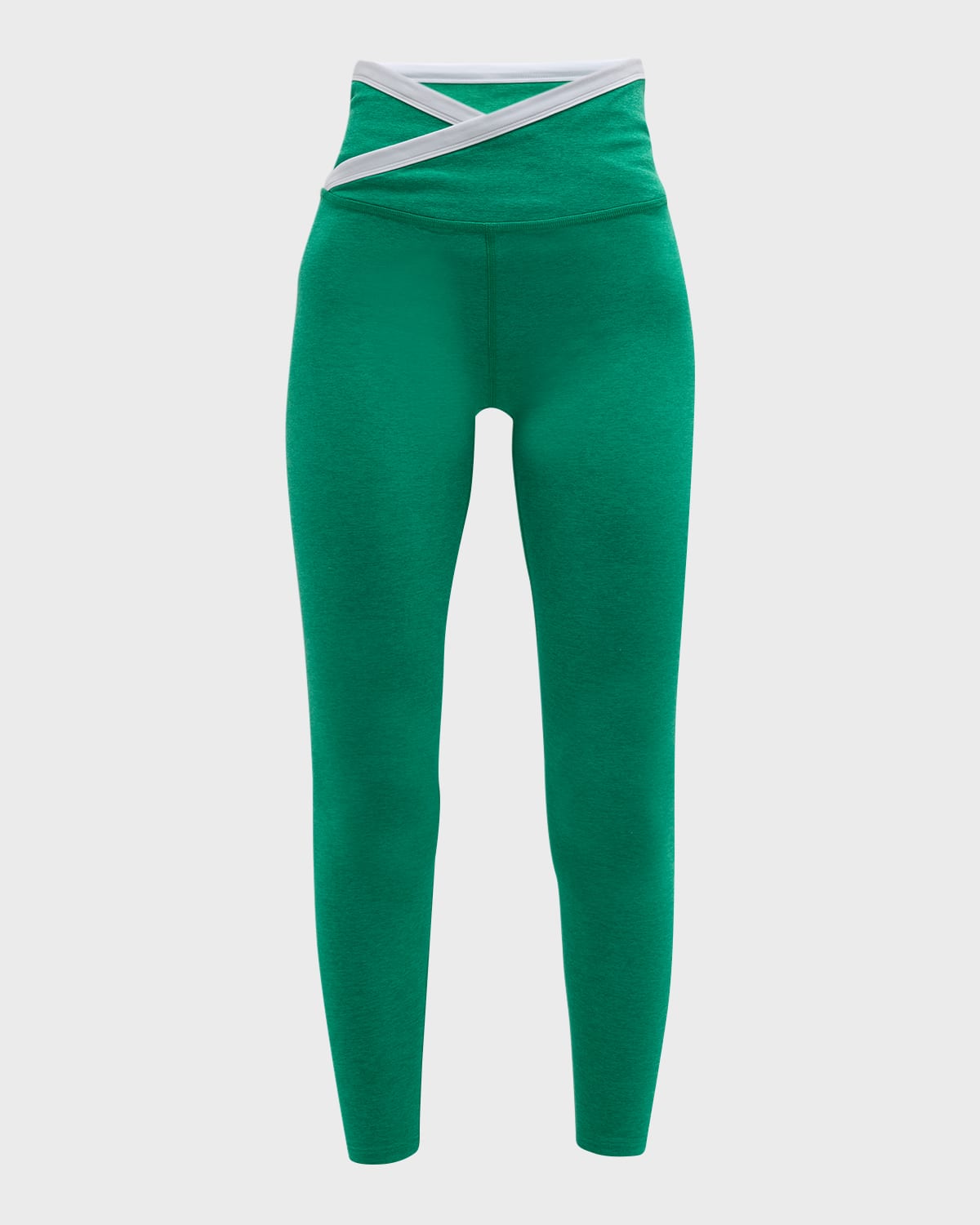 Beyond Yoga Spacedye Outlines High Waisted Midi Legging in Green