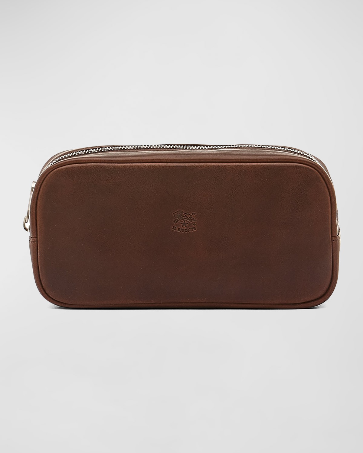 Men's Cestello Leather Toiletry Bag