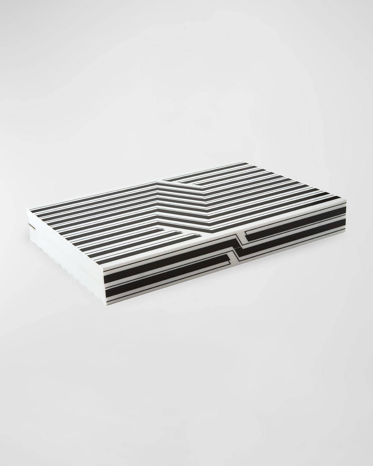 Tizo Lucite Backgammon Set In Black,white