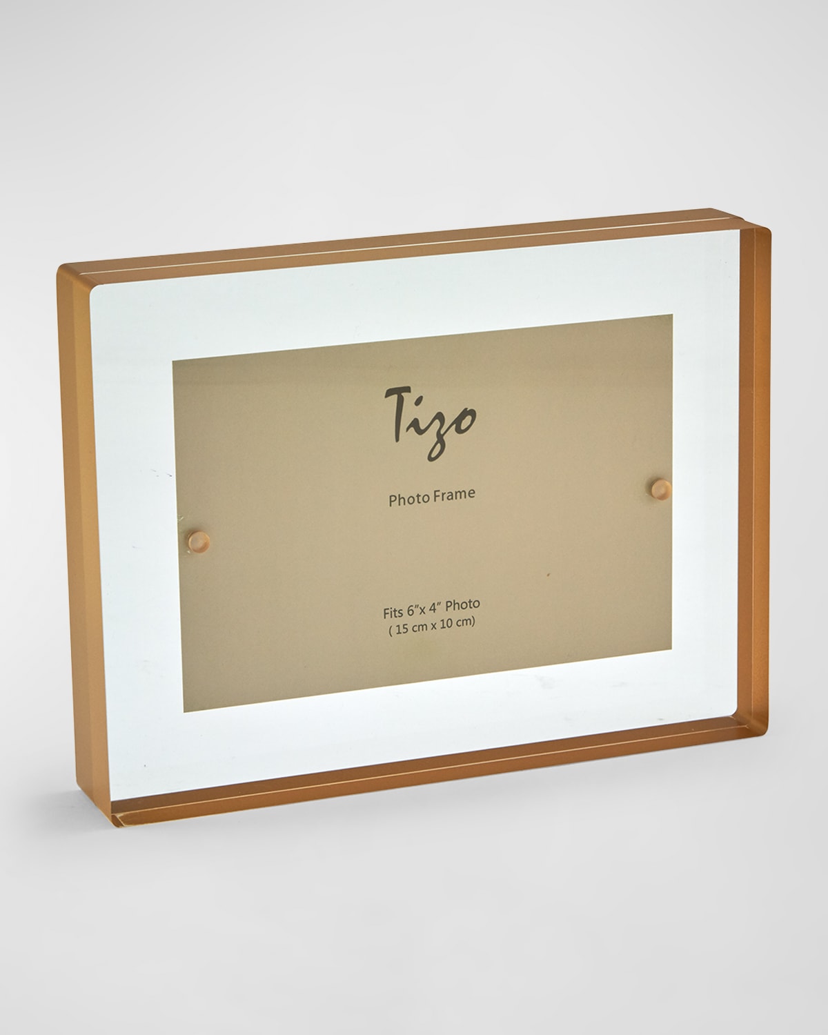 TIZO LUCITE FLOATING BLOCK FRAME, 4" X 6"