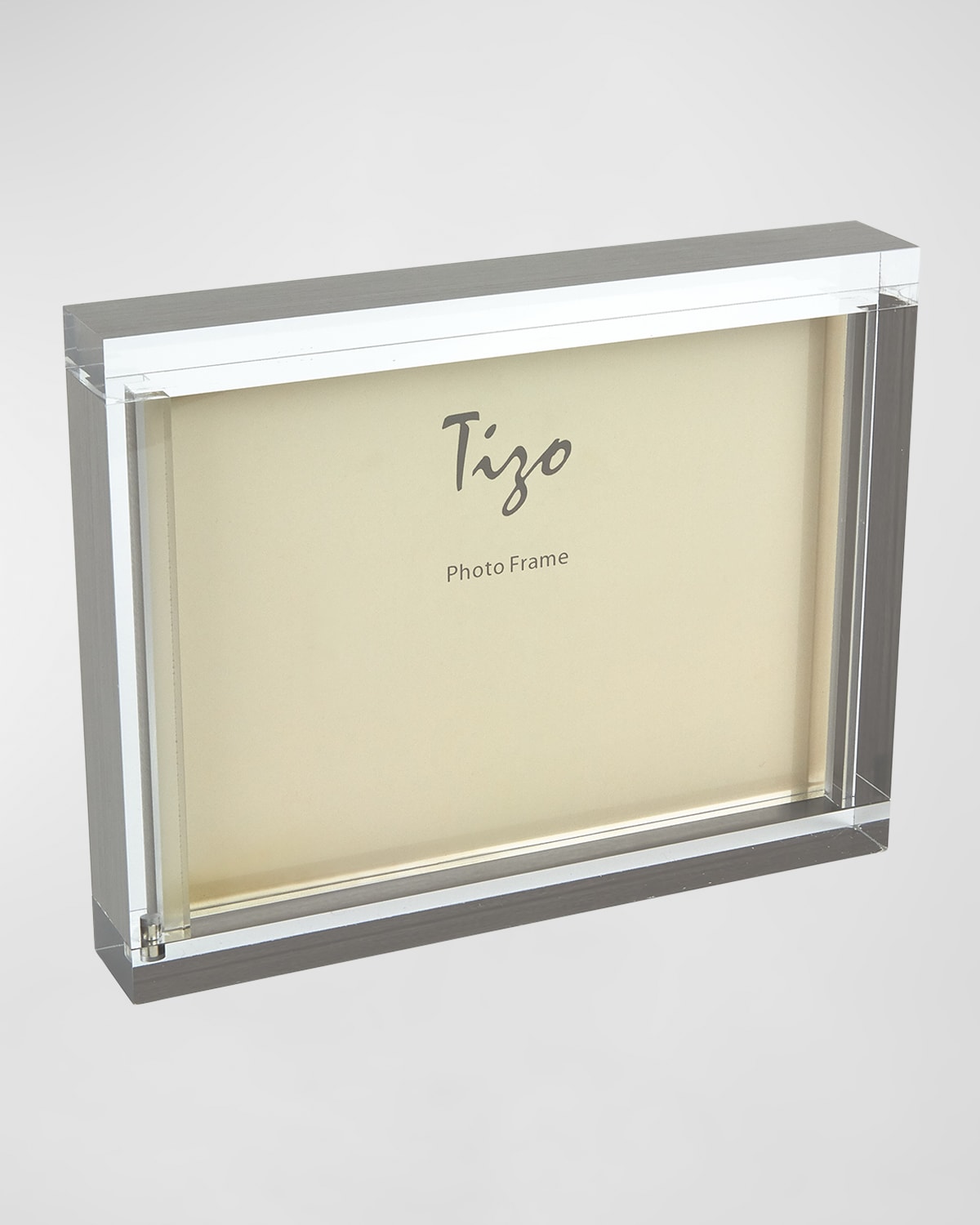 Shop Tizo Lucite Block Frame, 4" X 6" In Silver