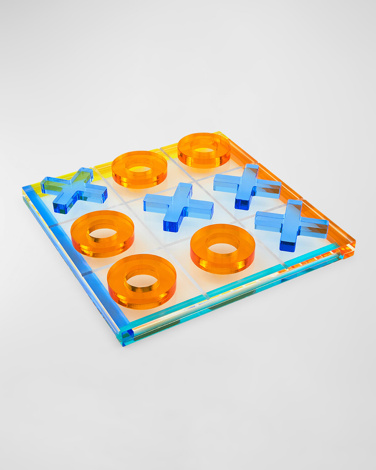 Tizo Acrylic Tic-tac-toe Board Game Set In Multi Color