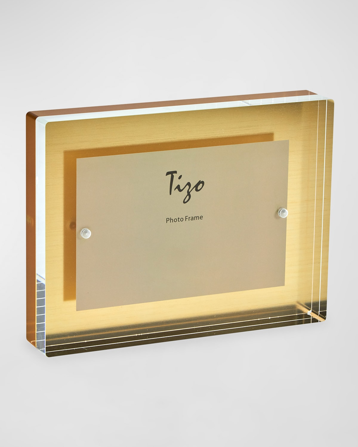 Tizo Floating Block Frame In Gold