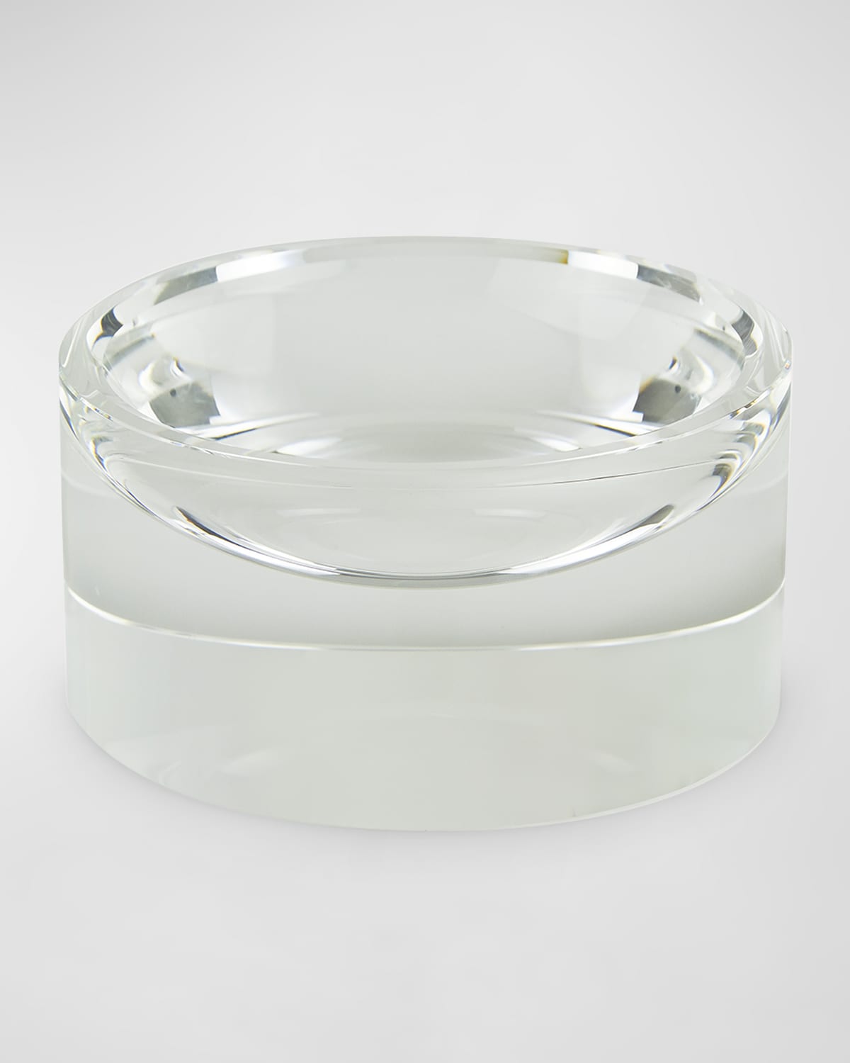 Tizo Clear Crystal Bowl Round 6" Diameter