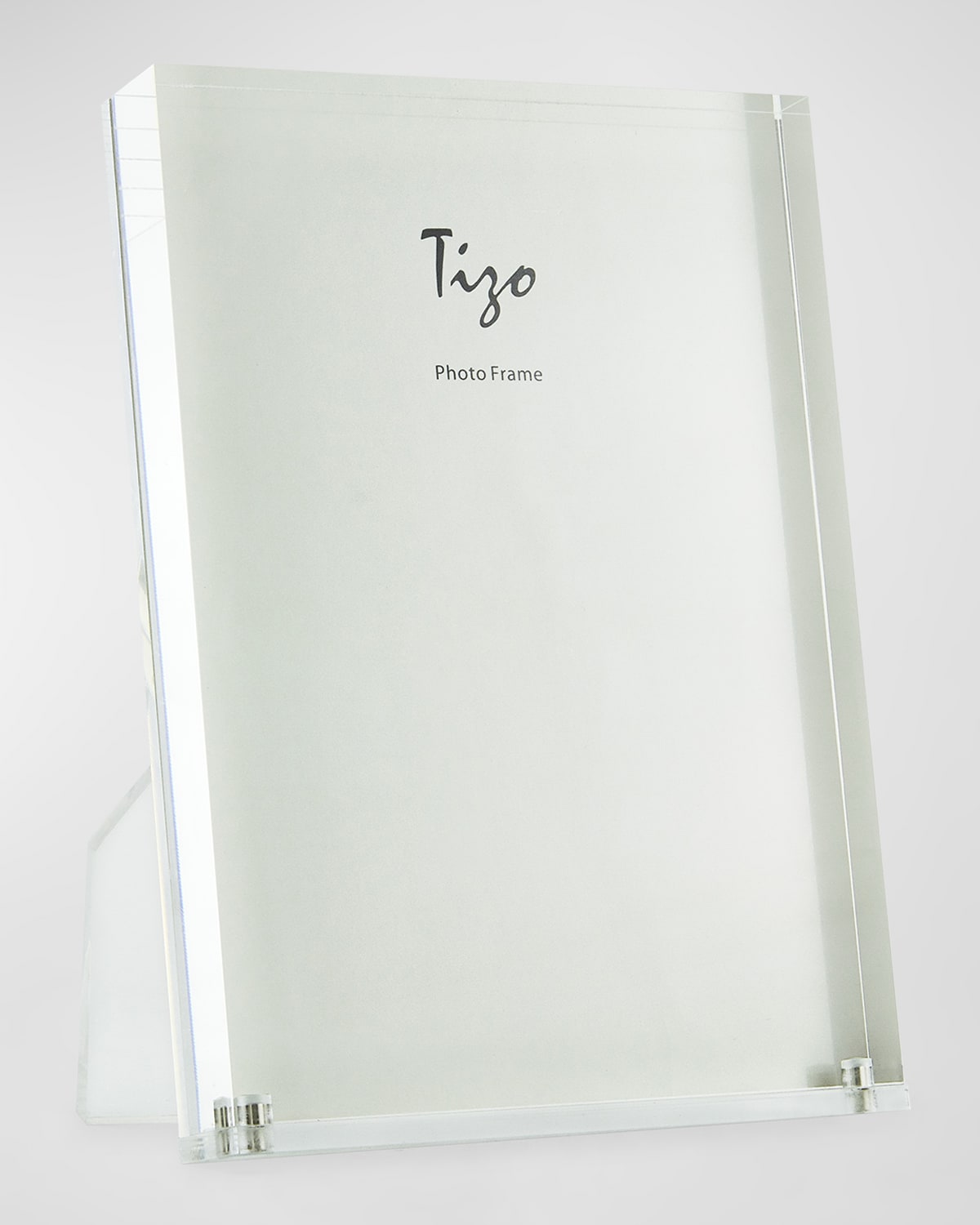 Tizo Lucite Easel-back Frame, 5" X 5" In Transparent