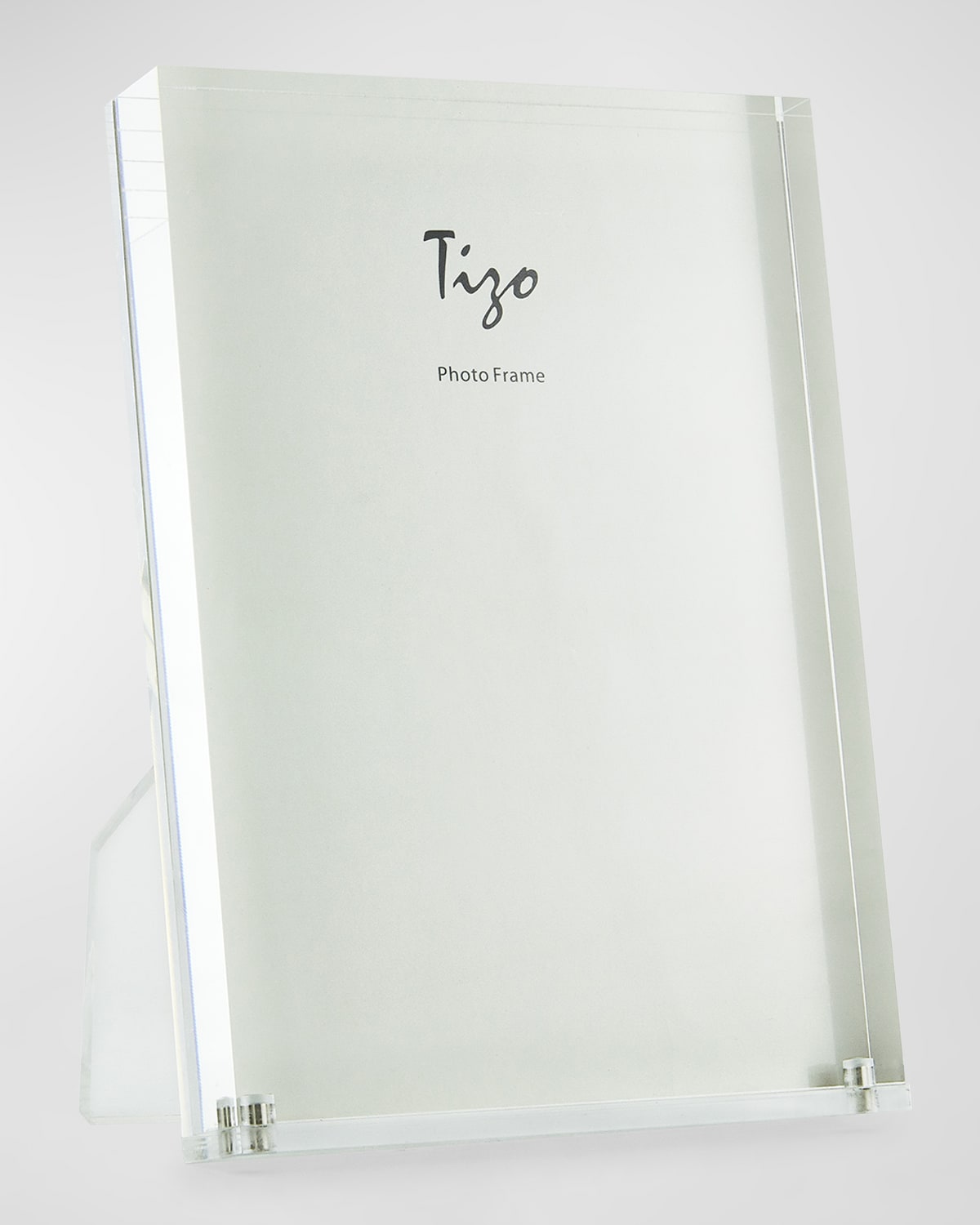 Tizo Thick Lucite Easle-back Frame - 8" X 10" In White