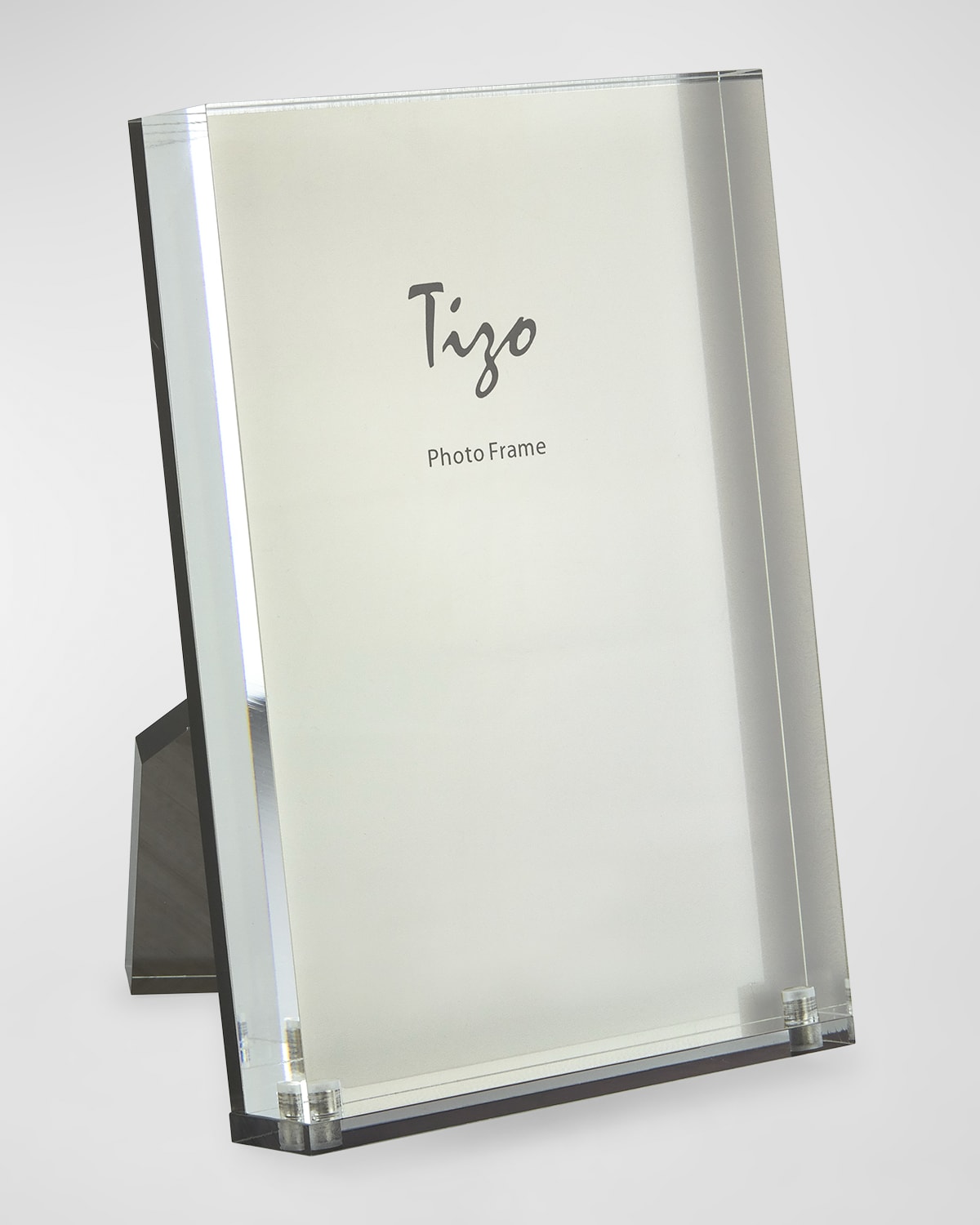 Tizo Thick Lucite Easle-back Fram - 5" X 7" In Transparent