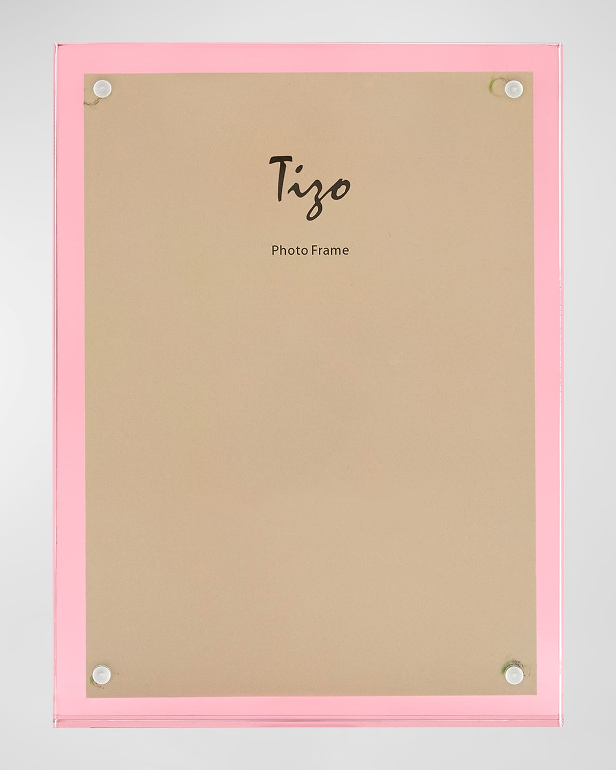 Shop Tizo Lucite Frame - 5" X 7" In Clear &amp; Pink