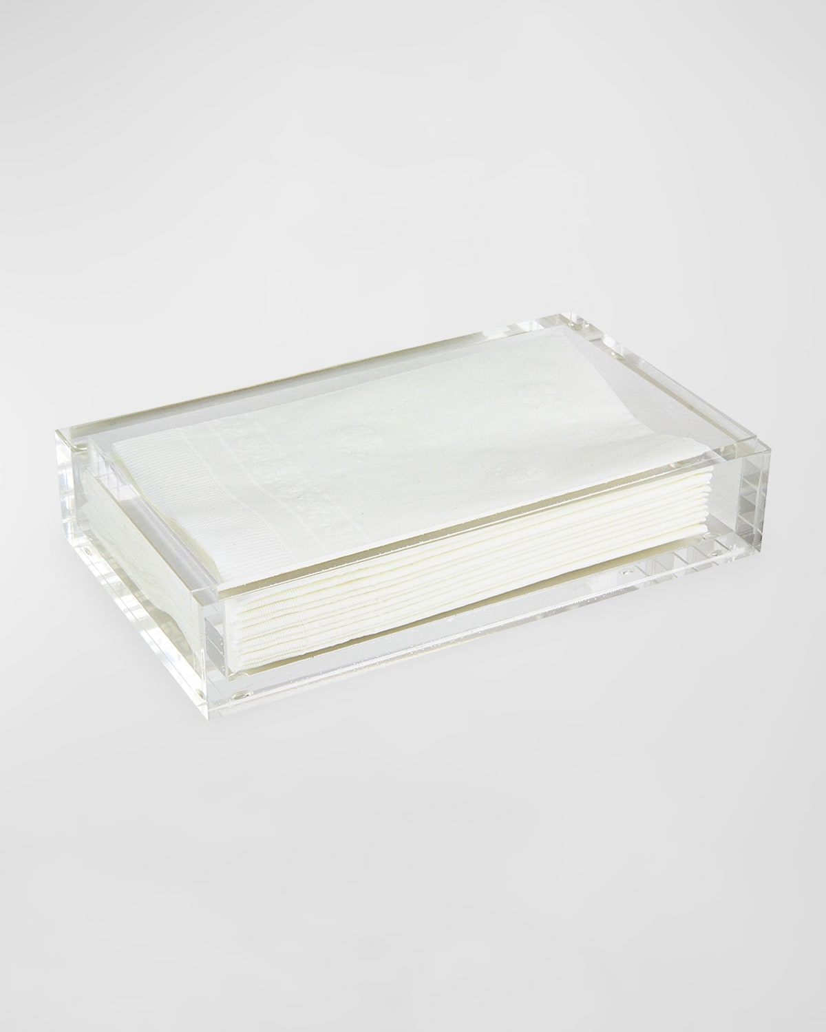 Shop Tizo Lucite Guest Towel Tray In Clear