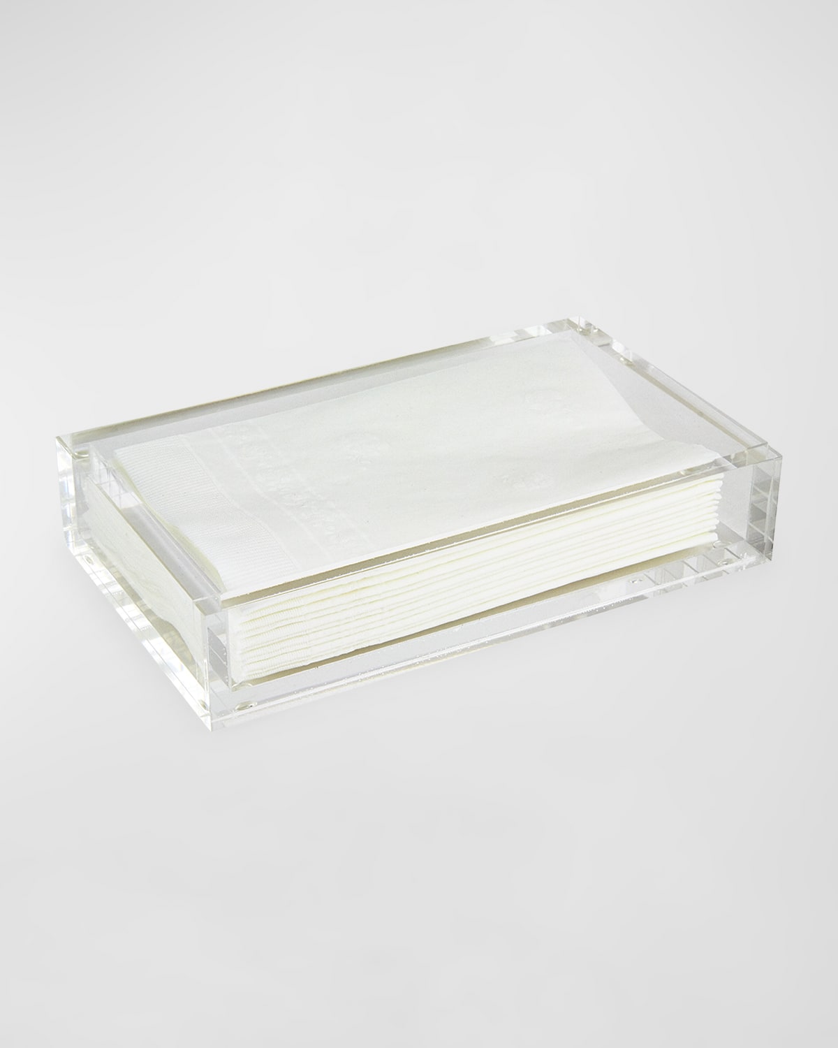 Tizo Lucite Guest Towel Tray In Clear
