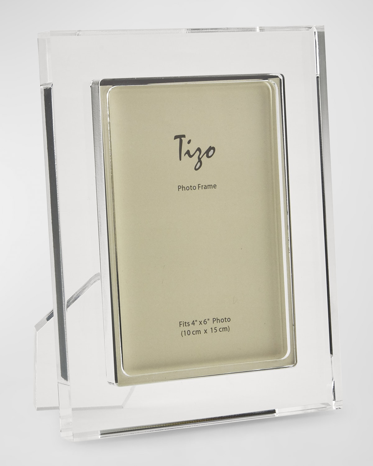 Shop Tizo Lucite Frame, 4" X 6" In Clear