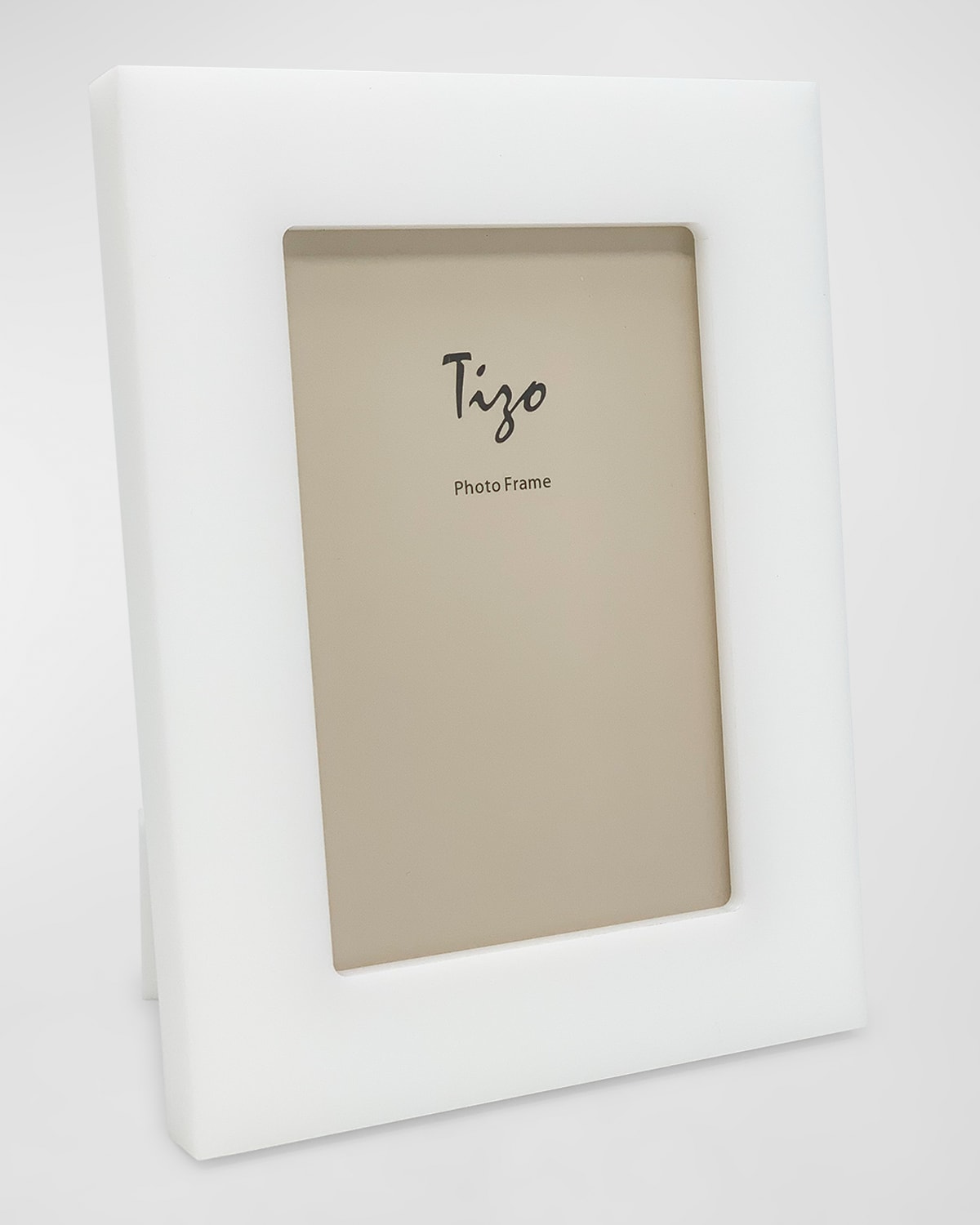 Tizo Lucite Frame W/border, 5" X 7" In White