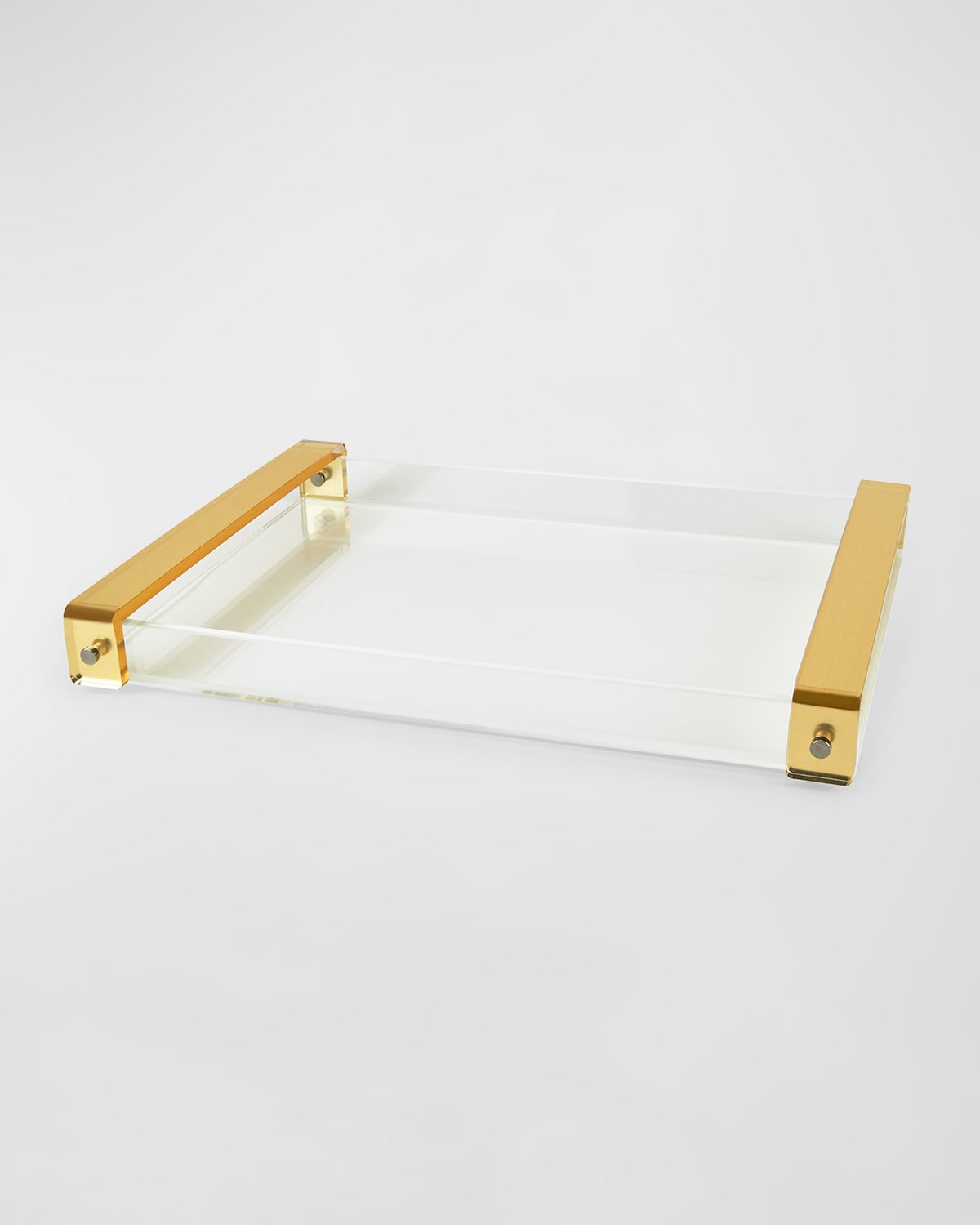 TIZO LUCITE TRAY WITH HANDLE