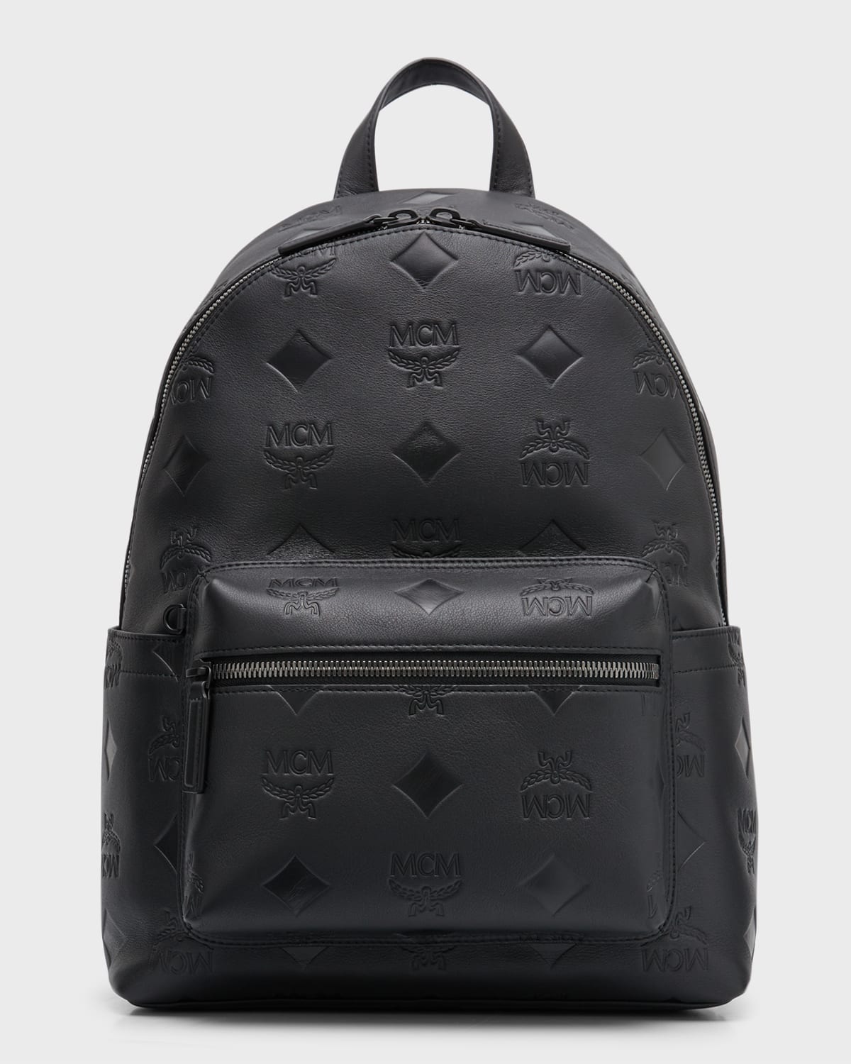 Stark Mini Embossed Leather Backpack