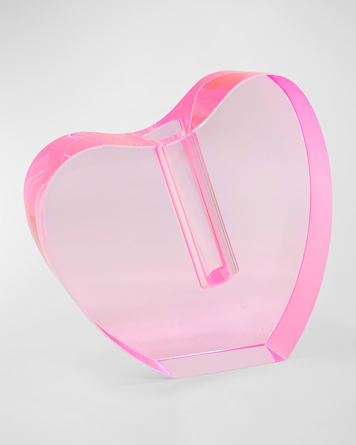 Shop Tizo Crystal Heart Vase- Small In Pink