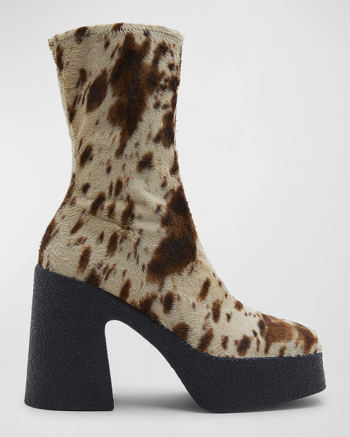 Skyla Animal-Print Platform Boots