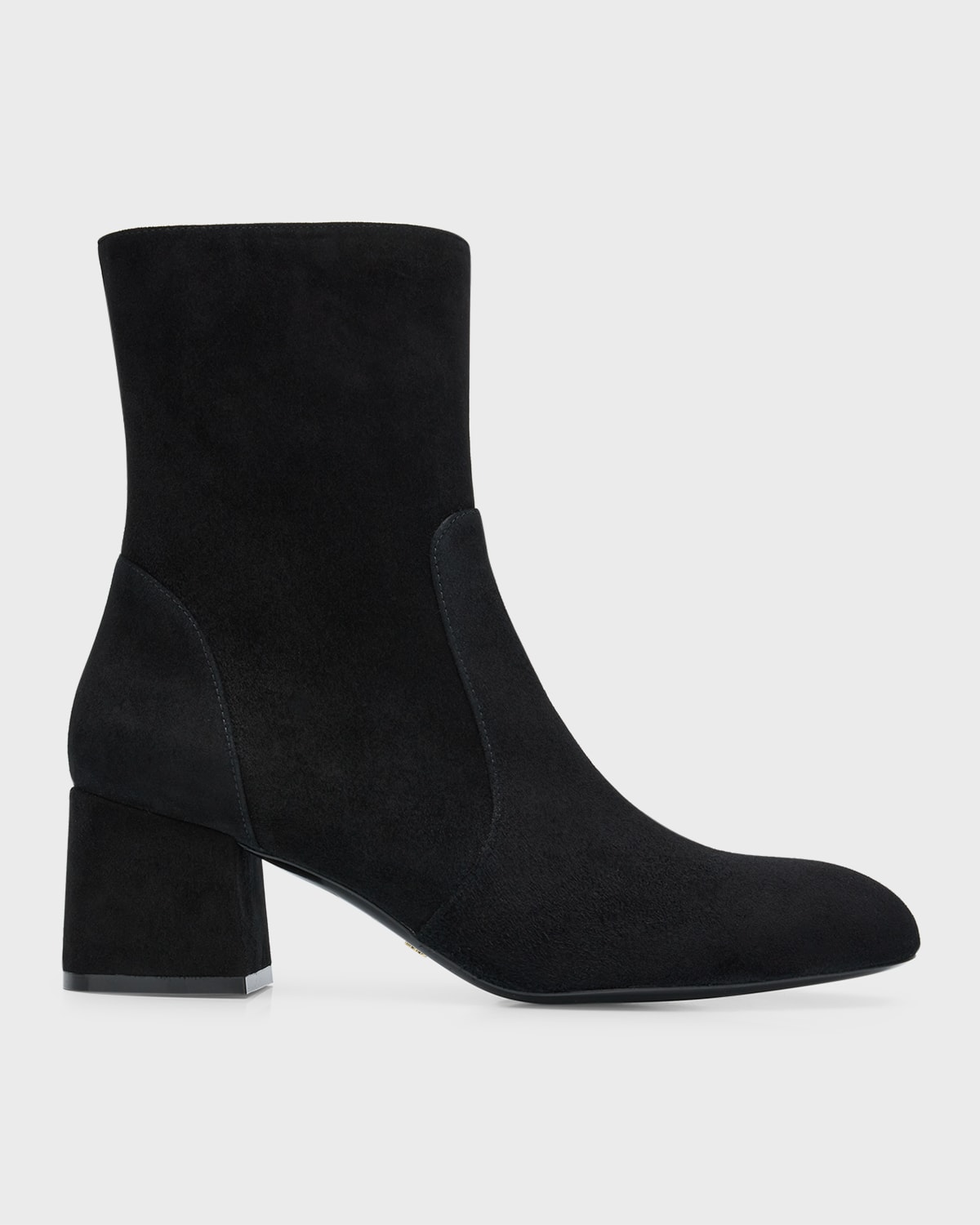 STUART WEITZMAN FLAREBLOCK ZIP BOOTIES