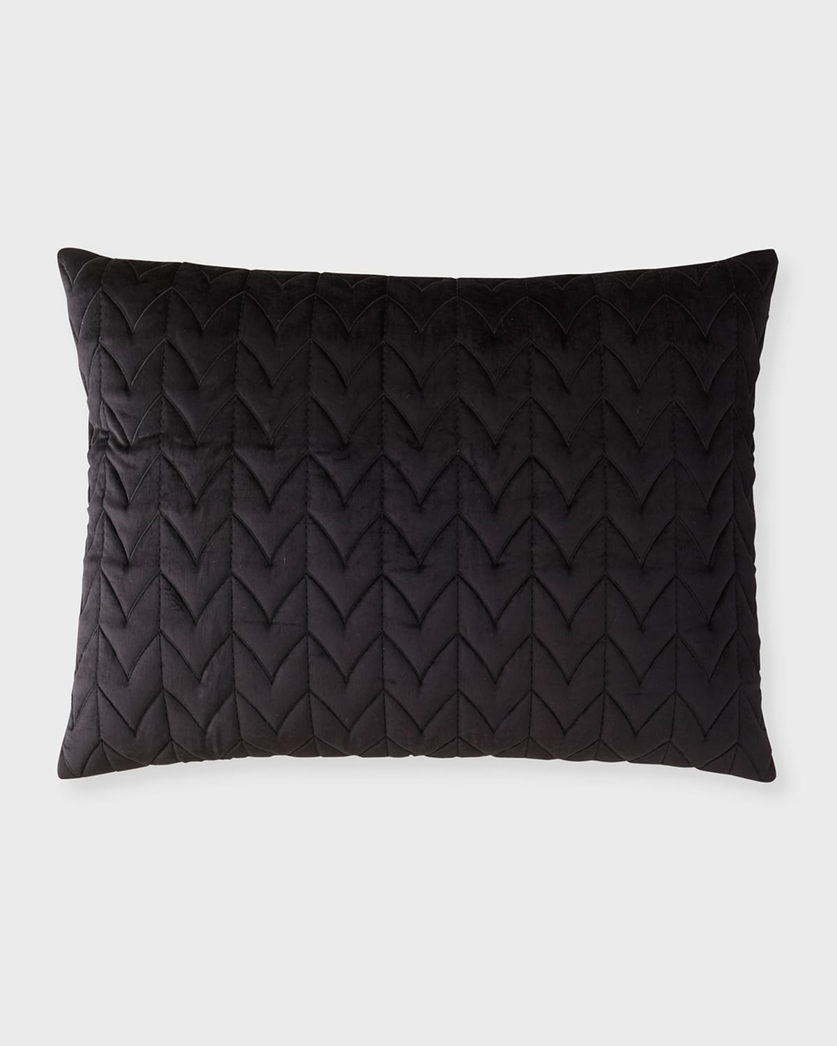 Callisto Home Monte Standard Sham In Black