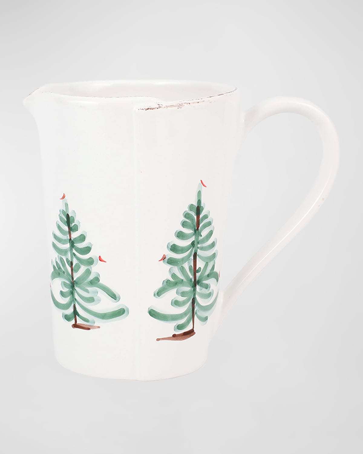 Vietri Lastra Holiday Pitcher