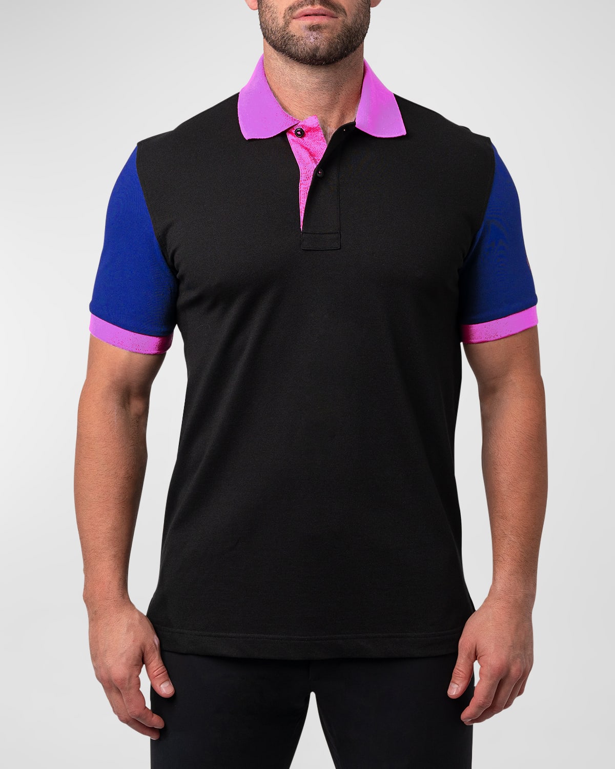 Men's Mozart Colorblock Polo Shirt