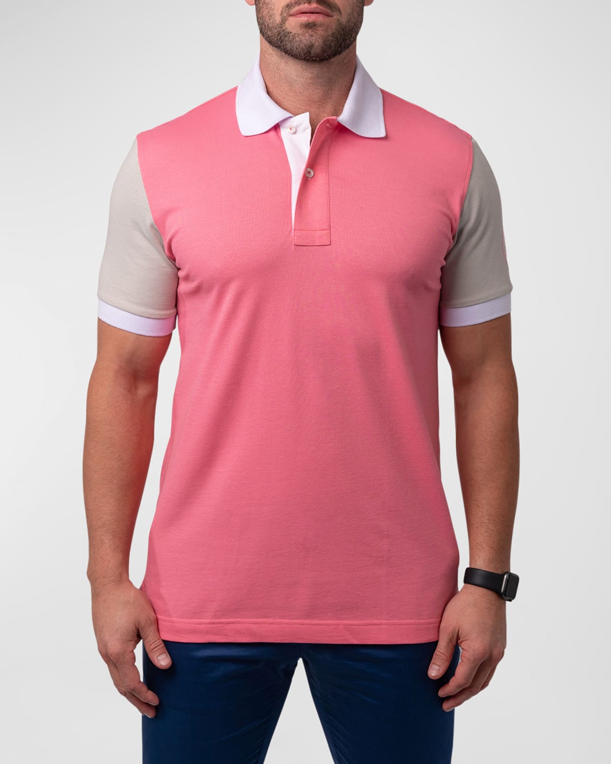 Men's Mozart Colorblock Polo Shirt