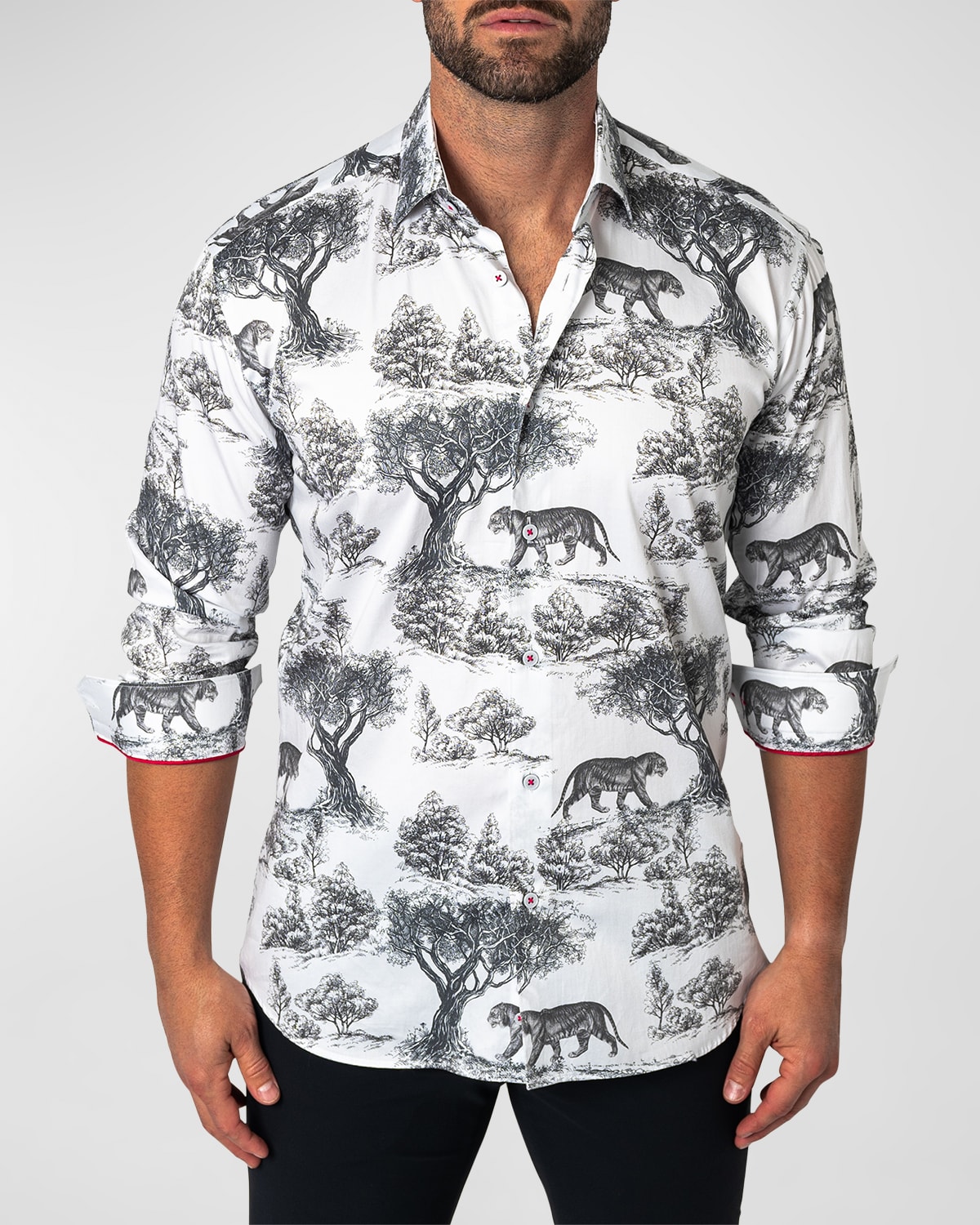 Maceoo Fibonacci Regular Fit Kingdom White Button-up Shirt In White