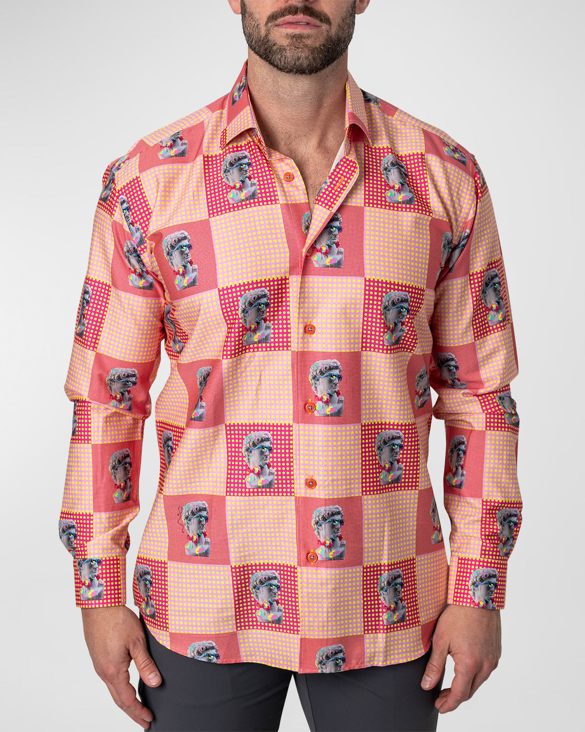 Men's Fibonacci PopArt Sport Shirt