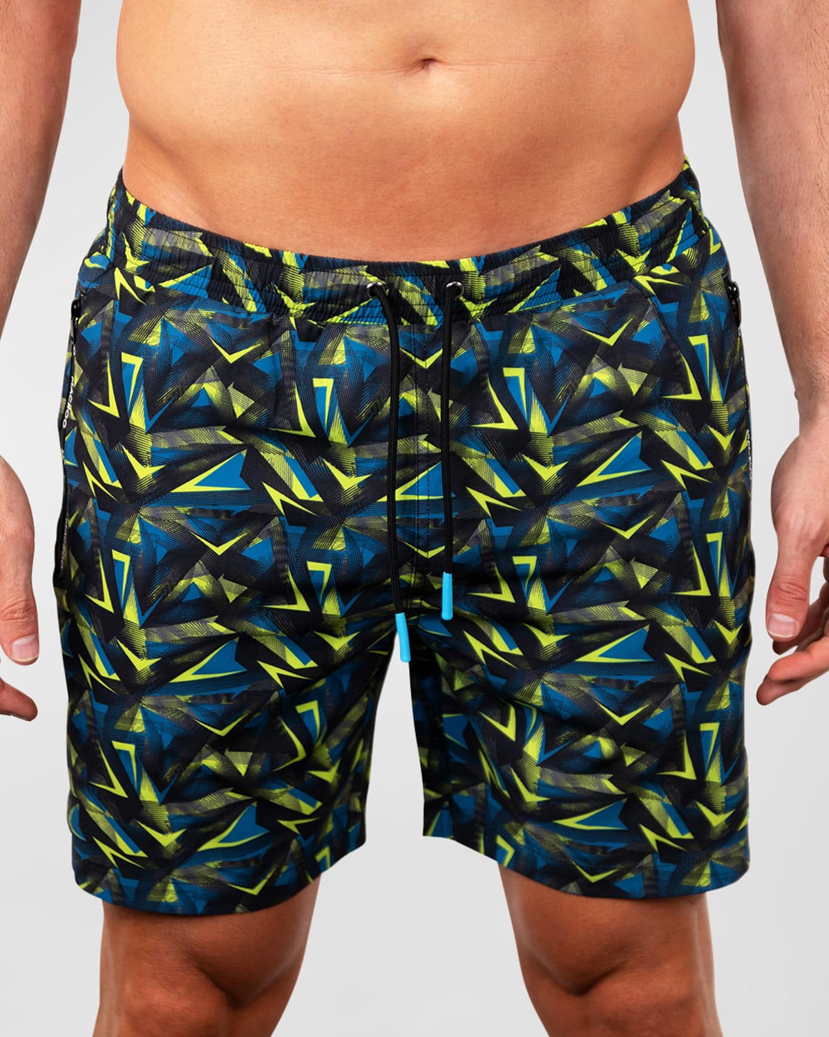 Maceoo Men's Lion Swim Shorts In Arrow Blue