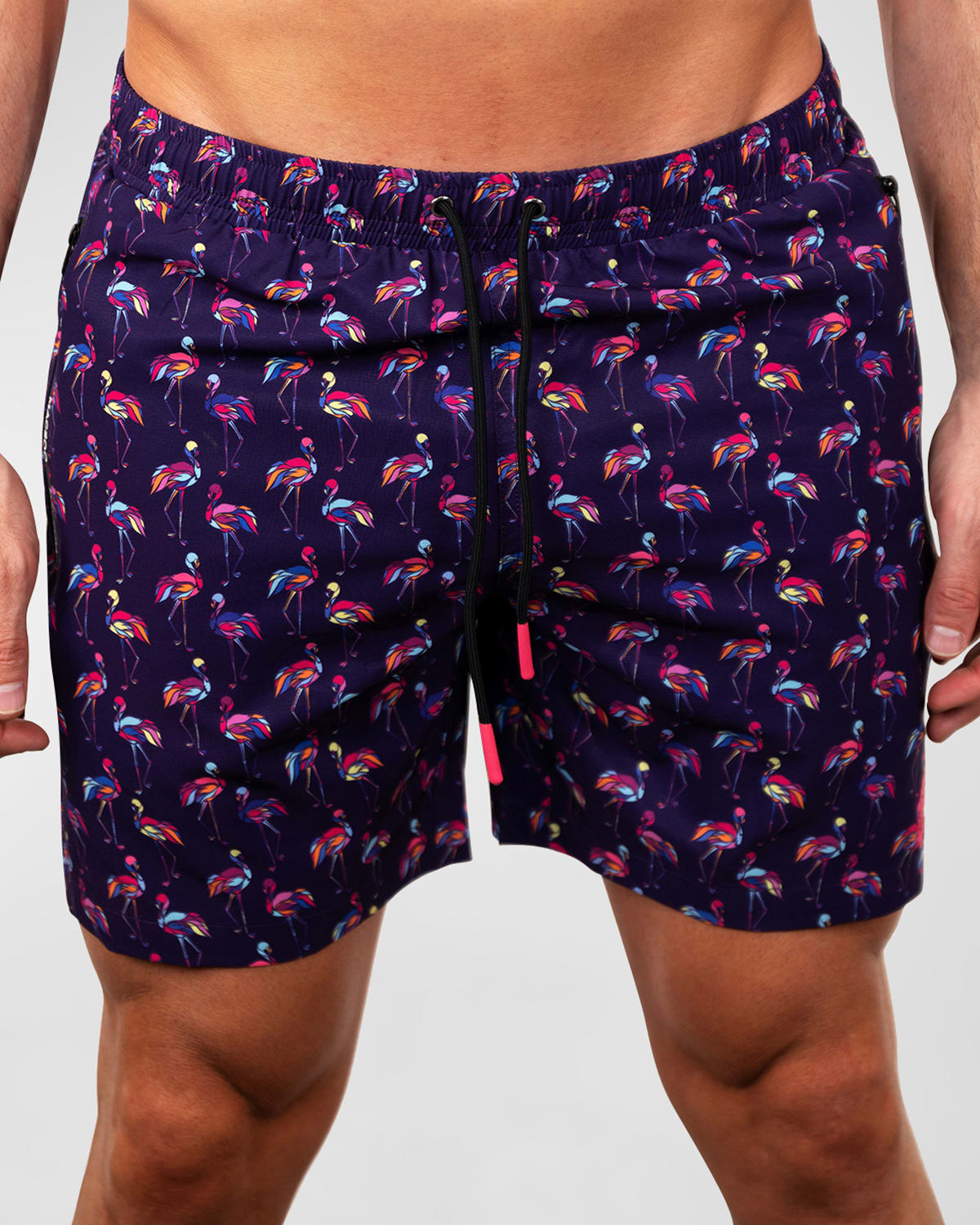 Maceoo Men's Lion Swim Shorts In Flamingo Purple