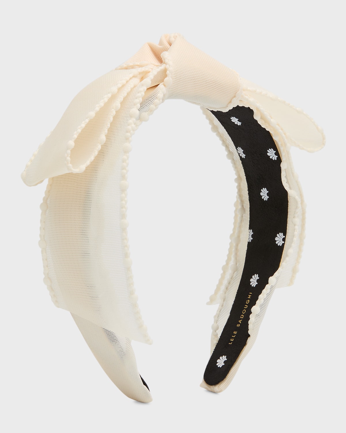 Shirley Sheer Bow Headband