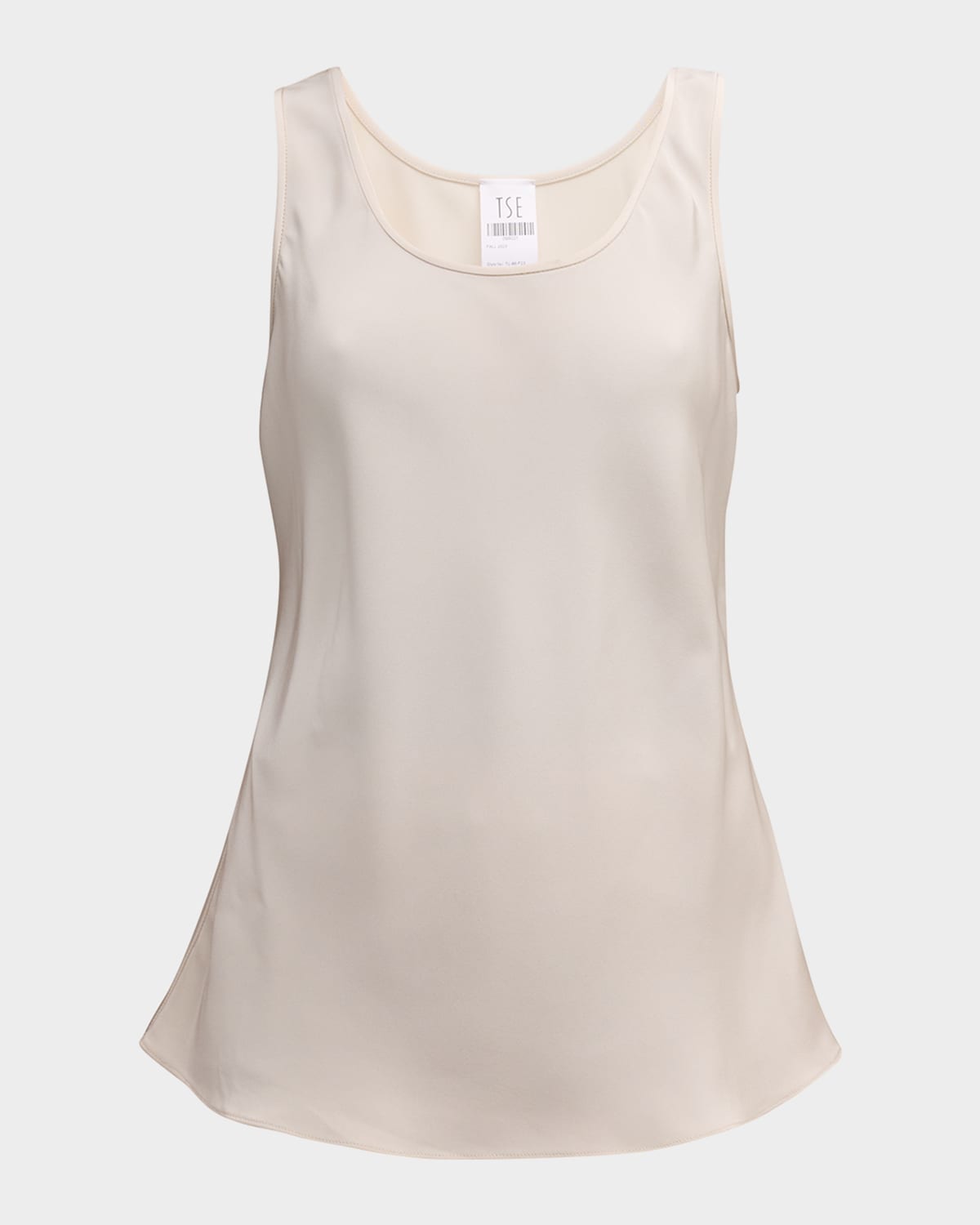 Silk Scoop-Neck Tank