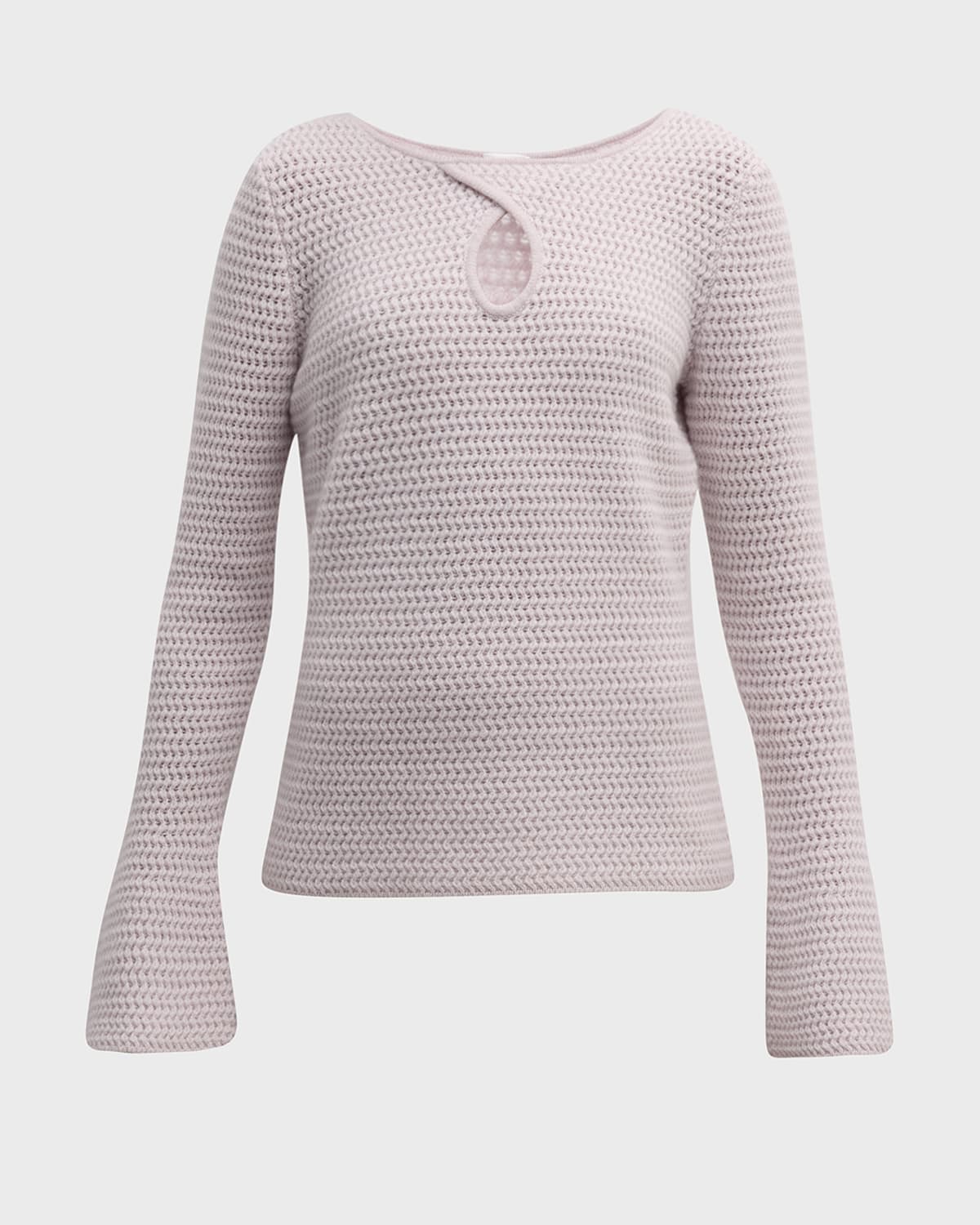 Tse Cashmere Recycled Cashmere Cutout Knit Jumper In Hazel