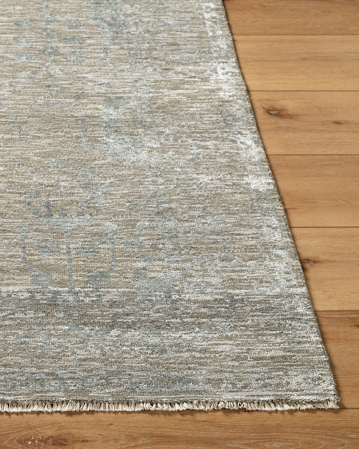 Shop Surya Rugs Tenley Hand-knotted Rug, 6' X 9' In Gray, Slate