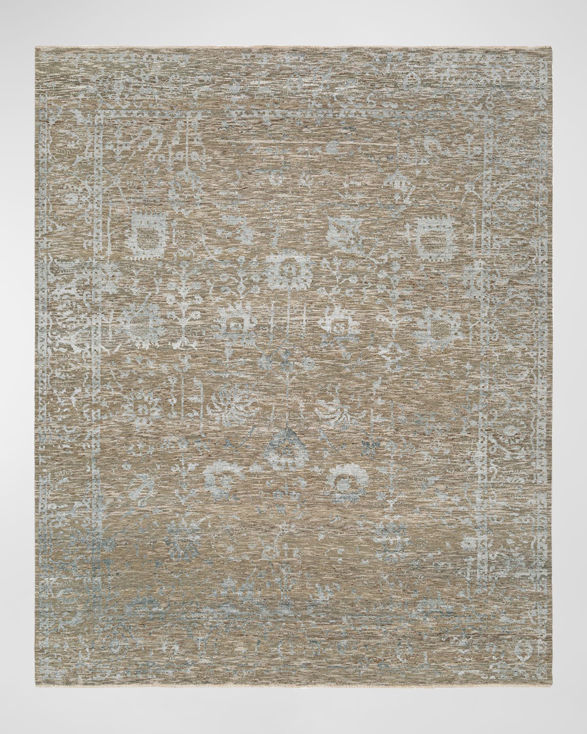 Shop Surya Rugs Tenley Hand-knotted Rug, 6' X 9' In Gray, Slate