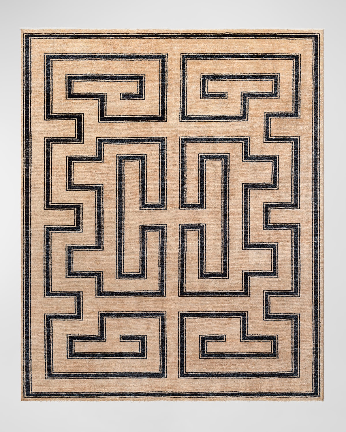 Surya Rugs Goldie Hand-knotted Rug, 10' X 14' In Black, Natural