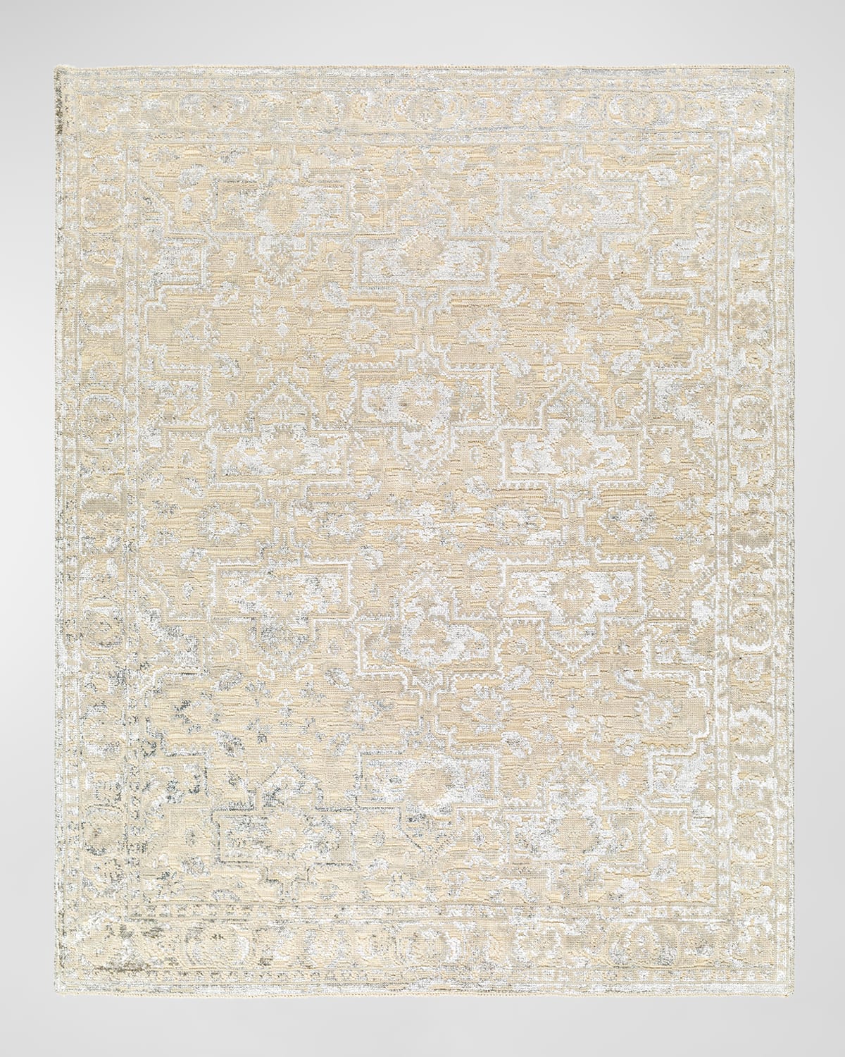 Surya Rugs Presleigh Hand-knotted Rug, 9' X 12' In Light Blue, Cream