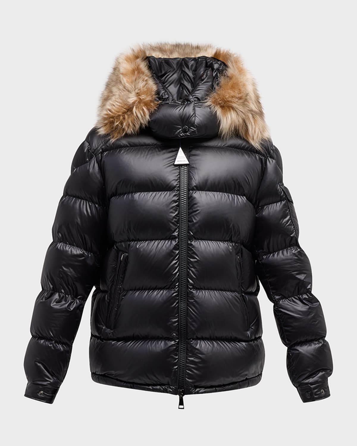 Moncler coat with fur shop