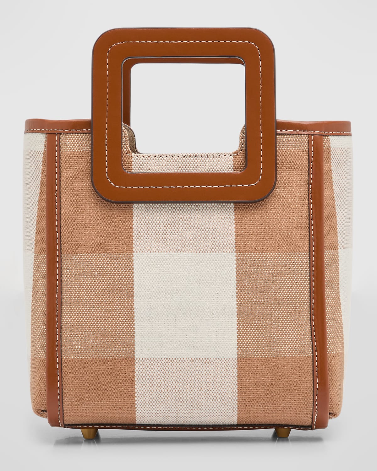 Shirley Mini Plaid Top-Handle Bag